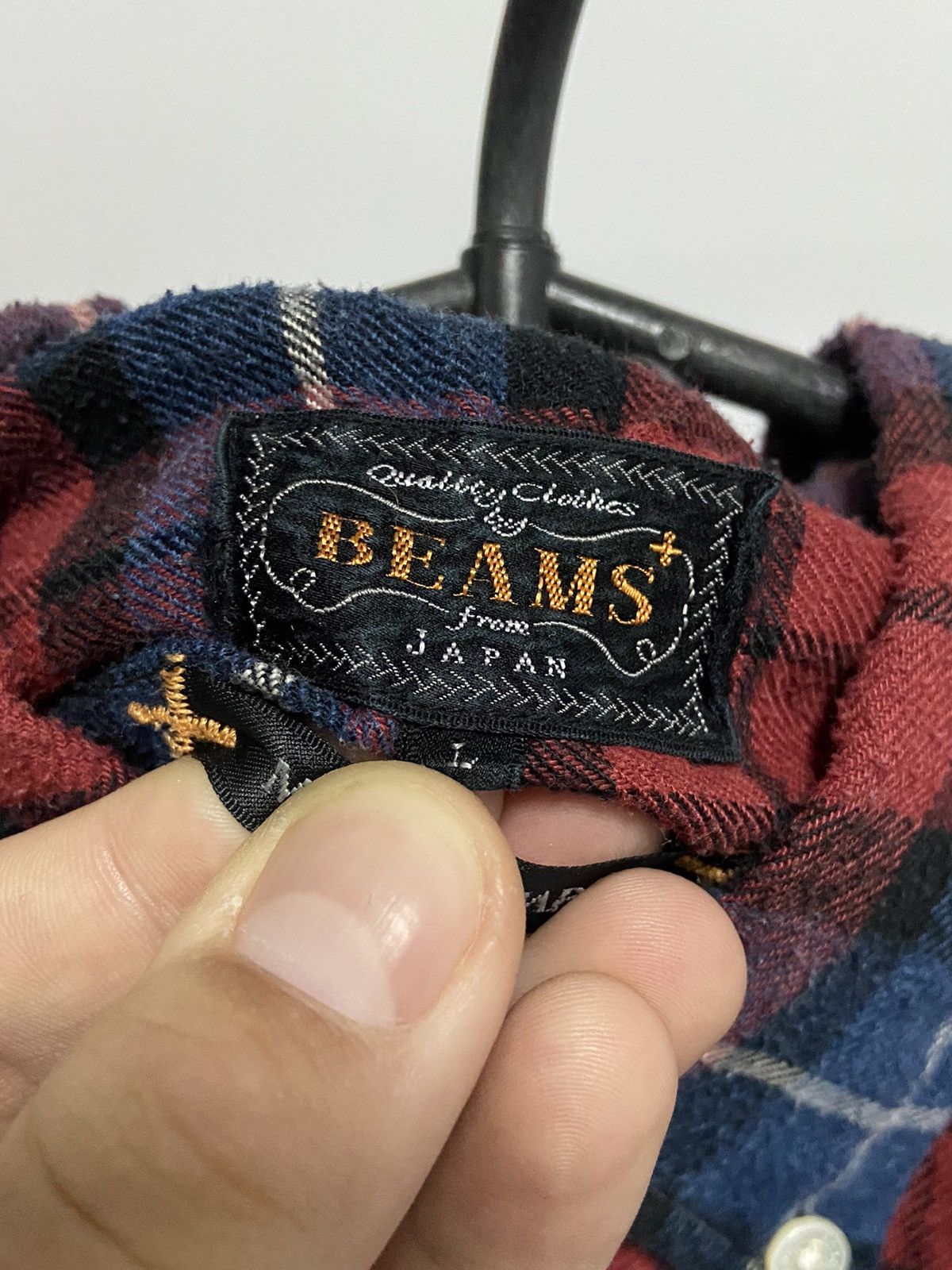 Beams Plus × Japanese Brand × Vintage Beams Japanese brand vintage check buttons shirt Size US L / EU 52-54 / 3 - 5 Thumbnail