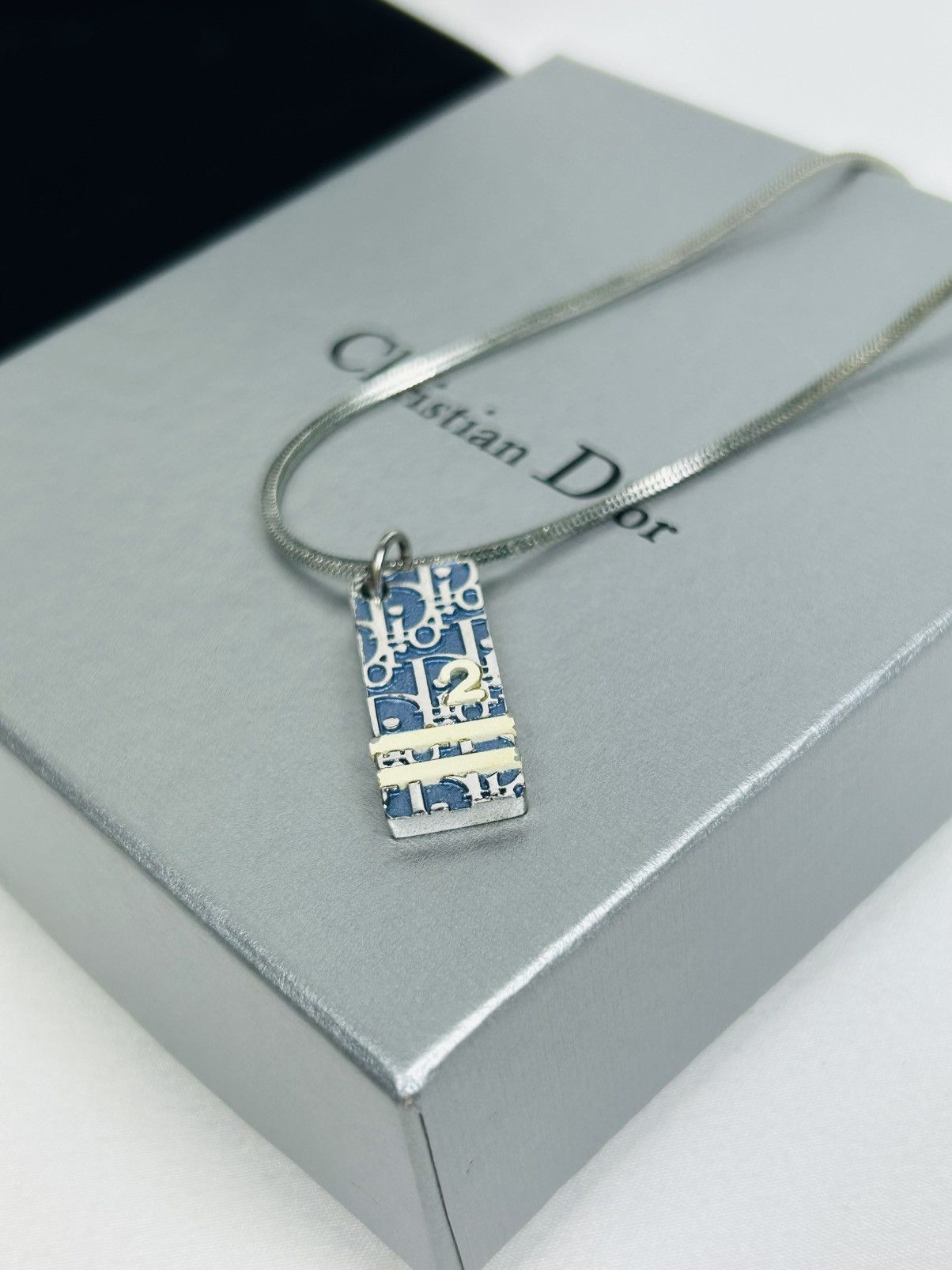 Dior Dior Blue Trotter 2 Necklace Size ONE SIZE - 2 Thumbnail