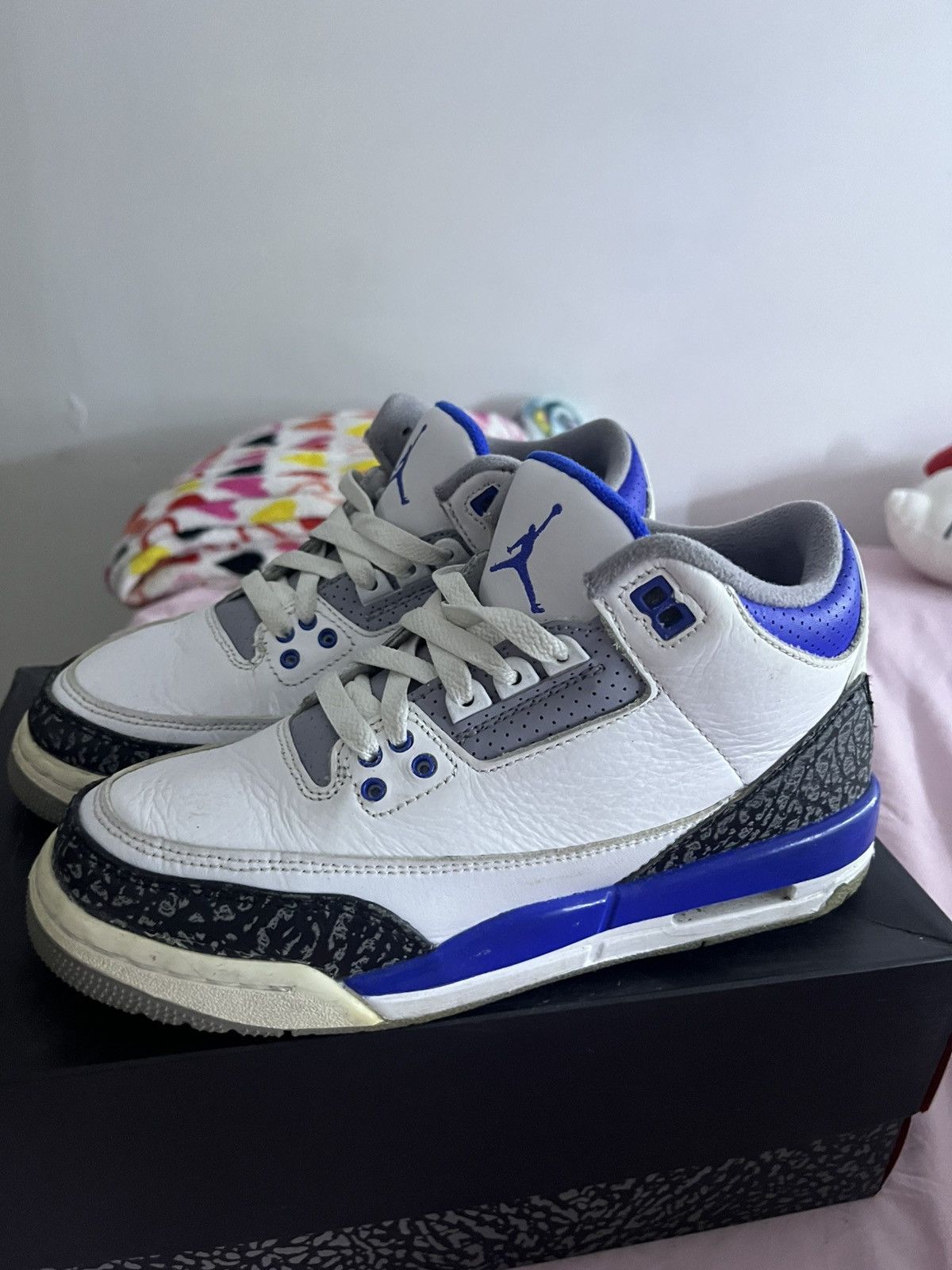Jordan Brand jordan 3 racer blue Size US 5.5 / IT 35.5 - 7 Thumbnail