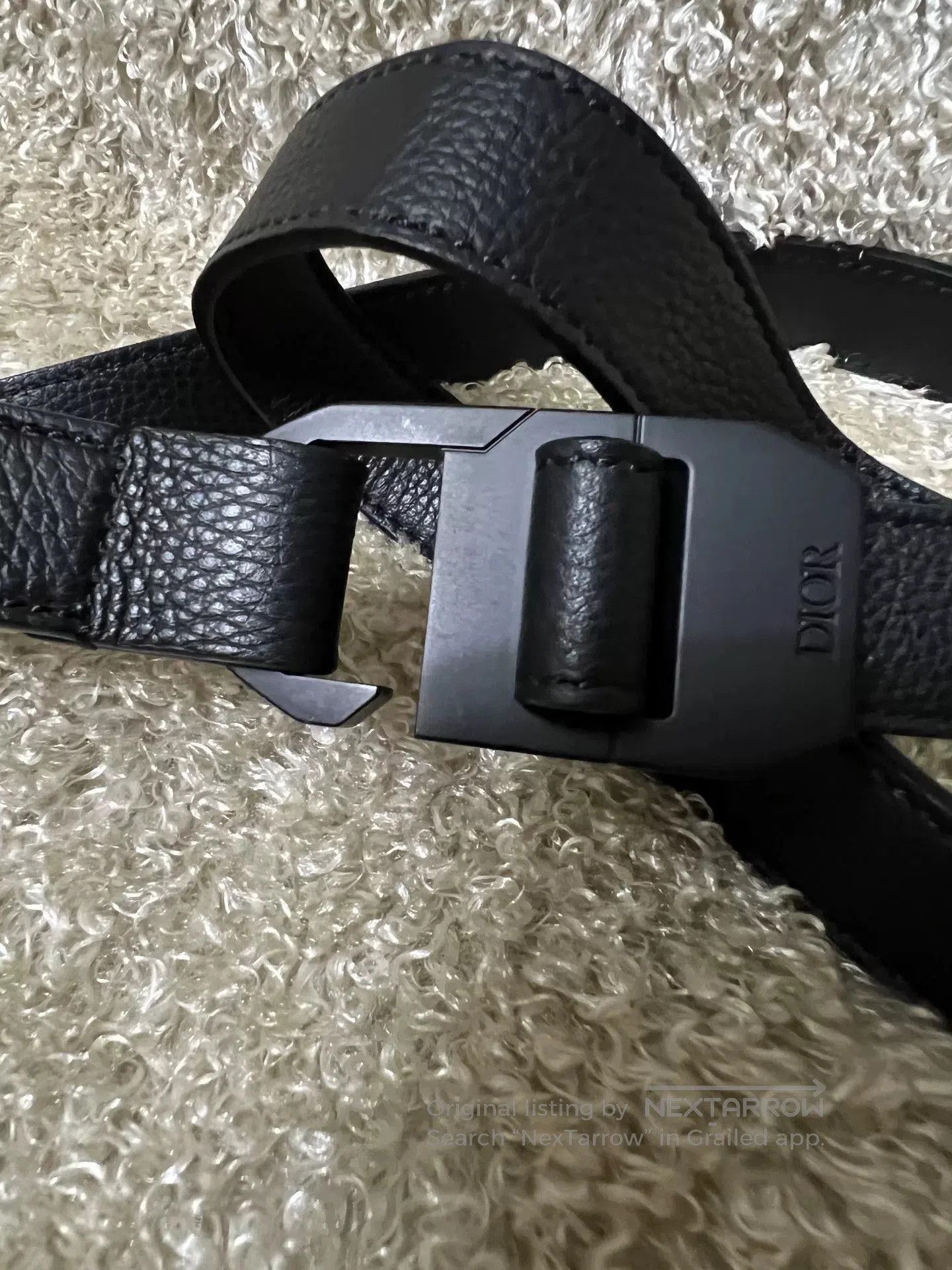 Dior Dior Homme Genuine Leather Belt. Size ONE SIZE - 3 Thumbnail