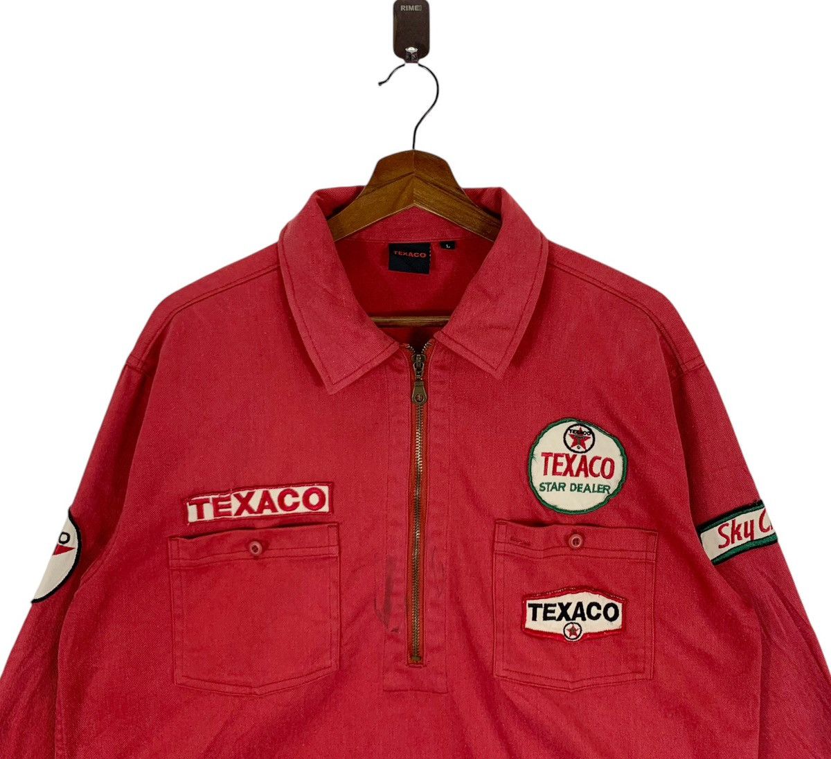 Vintage VINTAGE TEXACO BRAND OIL STAFF WORKER JACKET Size US L / EU 52-54 / 3 - 4 Thumbnail