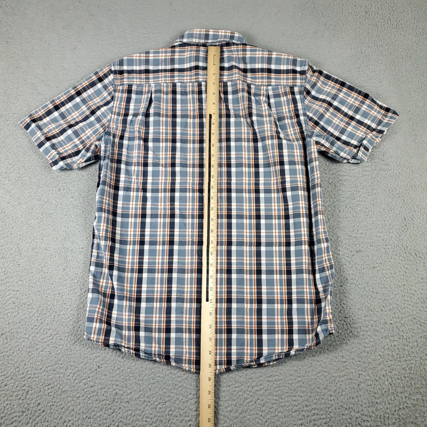 Carhartt Carhartt Button-Up Shirt Mens Medium Blue Plaid Short Sleeve Casual Workwear Size US M / EU 48-50 / 2 - 4 Thumbnail
