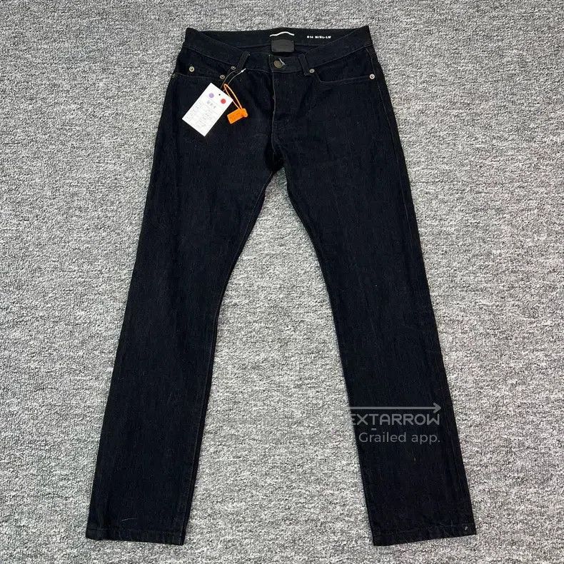 Saint Laurent Paris Saint Laurent Paris Black Casual Straight Leg Denim Pants Size US 29 - 1 Thumbnail