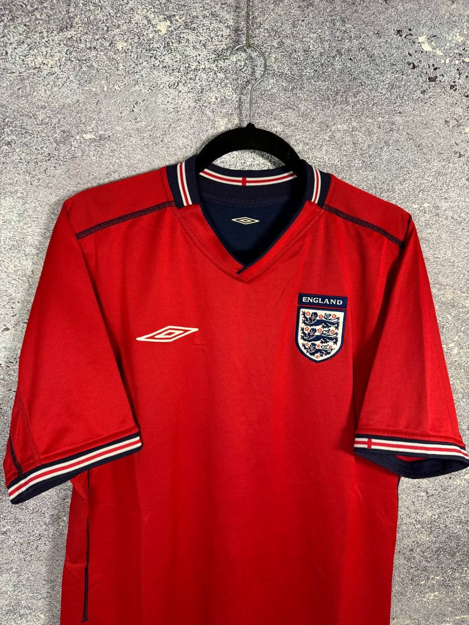 Vintage England National Team 2002 Away Umbro Soccer Jersey Size US XL / EU 56 / 4 - 3 Thumbnail