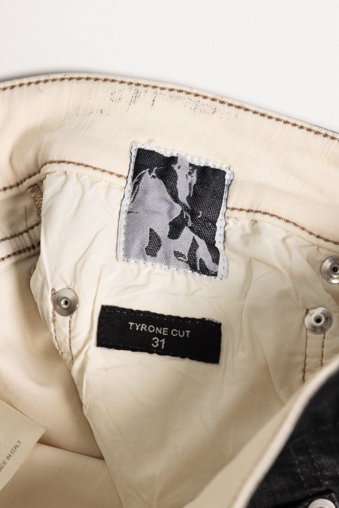 Rick Owens Drkshdw Rick Owens Tyrone Cut White Pants Size US 31 - 5 Thumbnail