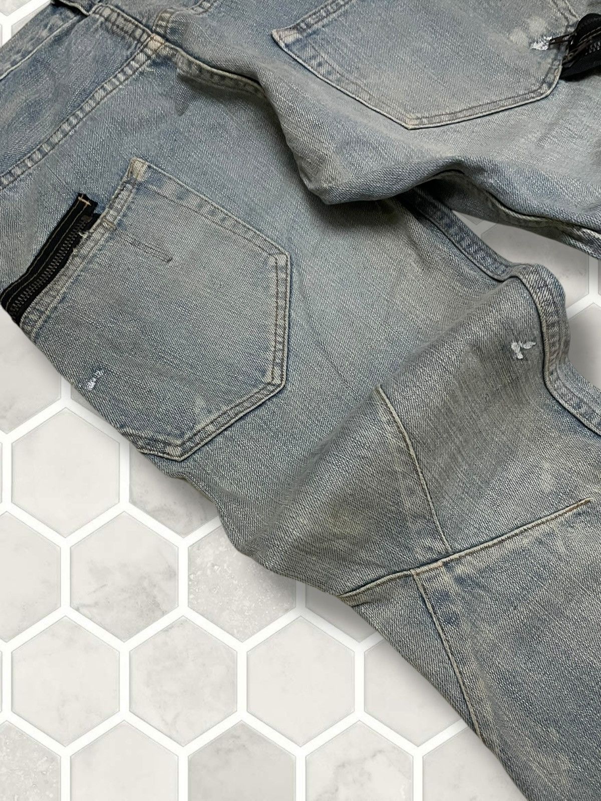 Tornado Mart Vintage Original Designer Japan RNA Punk Mudwash Denim Size US 31 - 17 Thumbnail