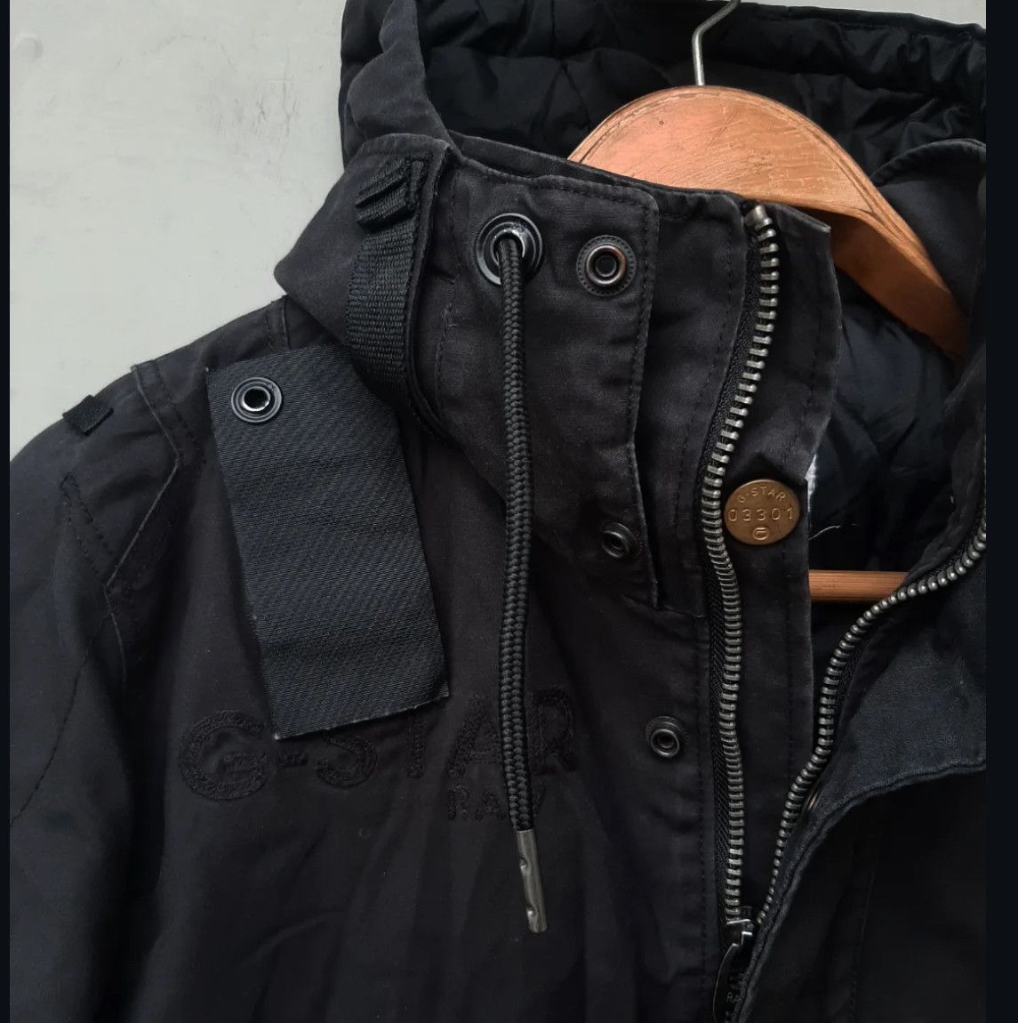 G-Star 2000s Gstar Raw MDF Hodded Jacket Size US L / EU 52-54 / 3 - 4 Thumbnail