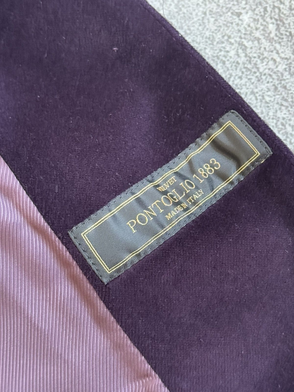 Designer Luis Trenker 48size velour purple blazer jacket coat Size XL / US 12-14 / IT 48-50 - 12 Thumbnail