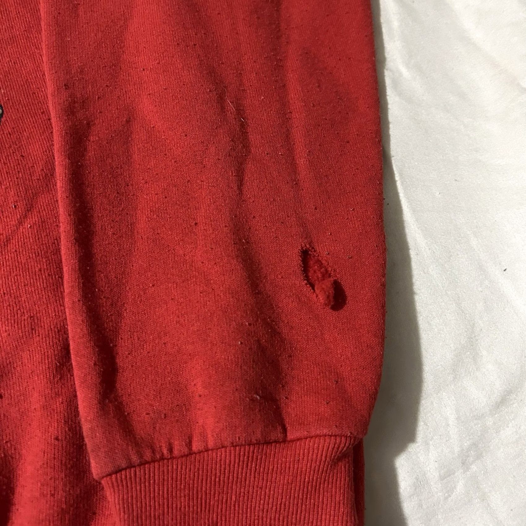 Vintage VINTAGE 90s Screen Stars Jingle Bears Christmas Sweatshirt XL Women Red Pullover Size XL / US 12-14 / IT 48-50 - 3 Thumbnail