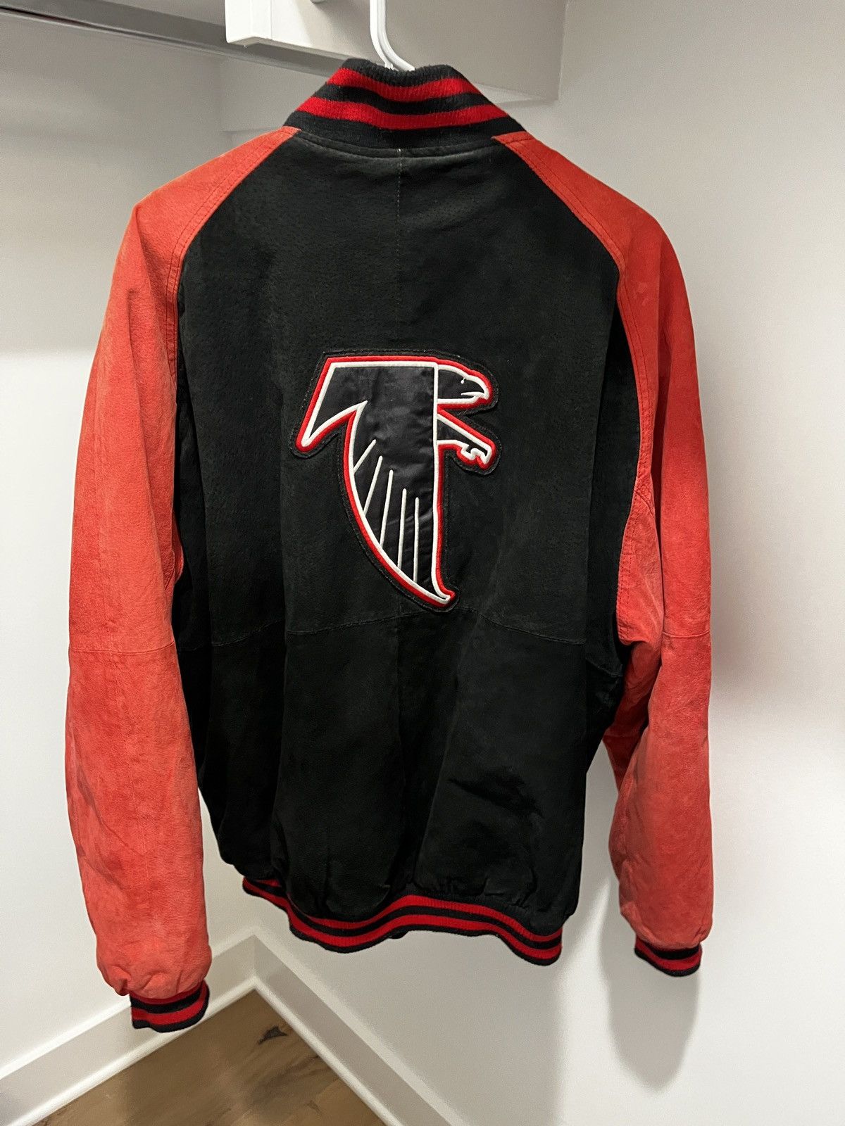 Vintage Wilsons Leather x Carl Banks Atlanta Falcons Jacket