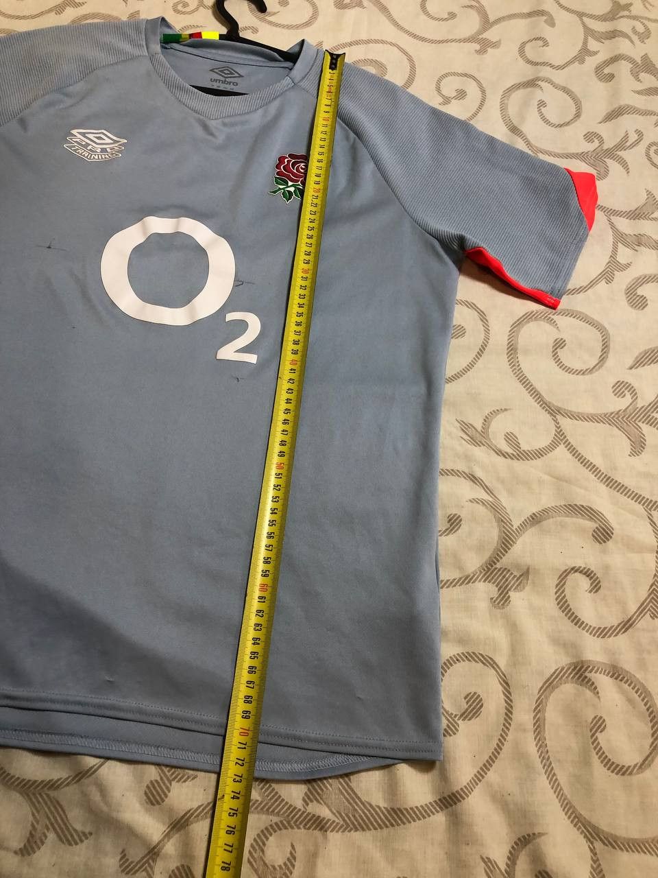 Umbro ENGLAND Rugby Training Shirt Umbro Grey Short Sleeve Size US L / EU 52-54 / 3 - 10 Thumbnail