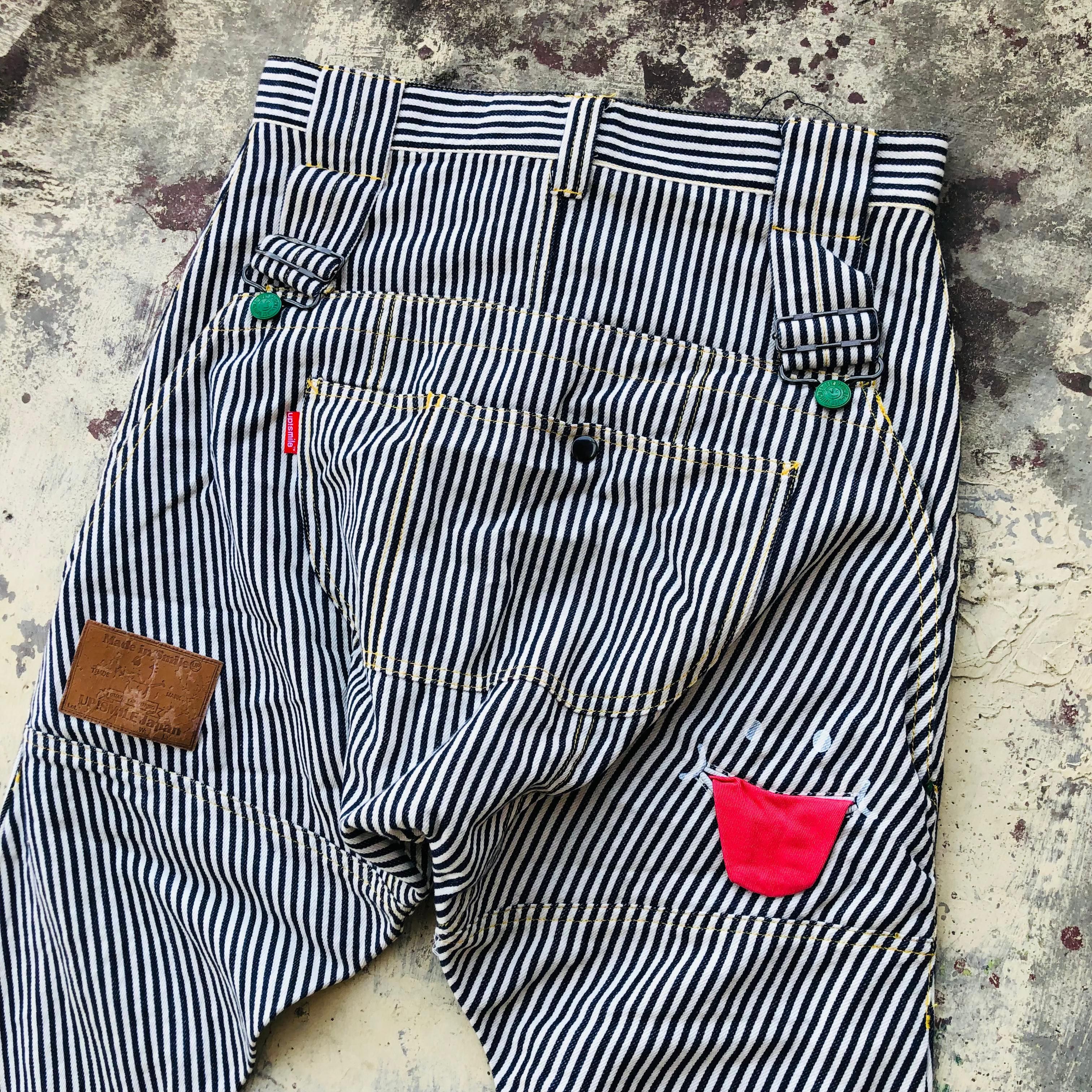 Japanese Brand Hickory pants up smile japan Size US 31 - 7 Thumbnail
