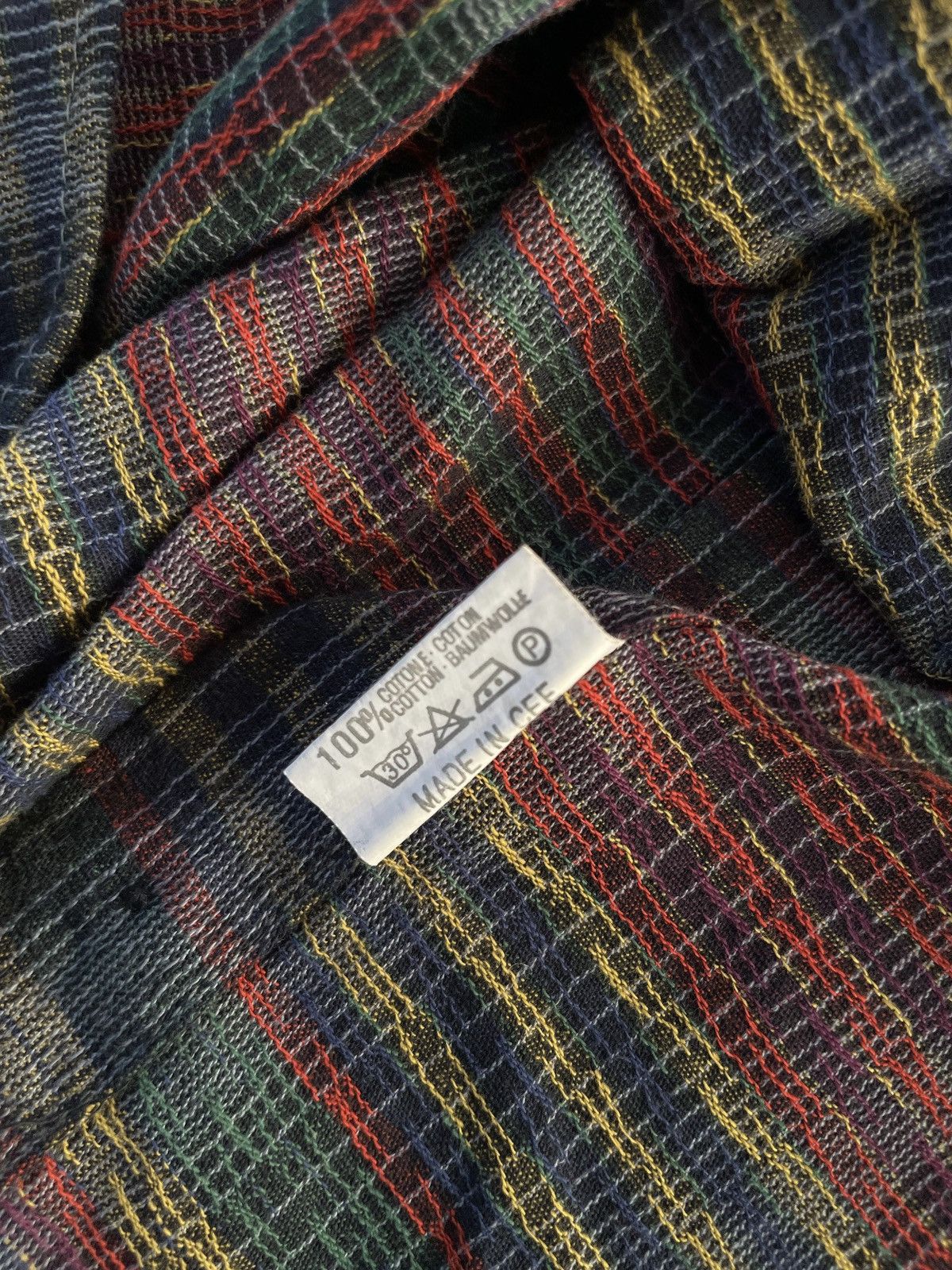 Missoni Vintage Italian Designer Missoni Long Sleeve Button Up Shirt Size US L / EU 52-54 / 3 - 11 Thumbnail