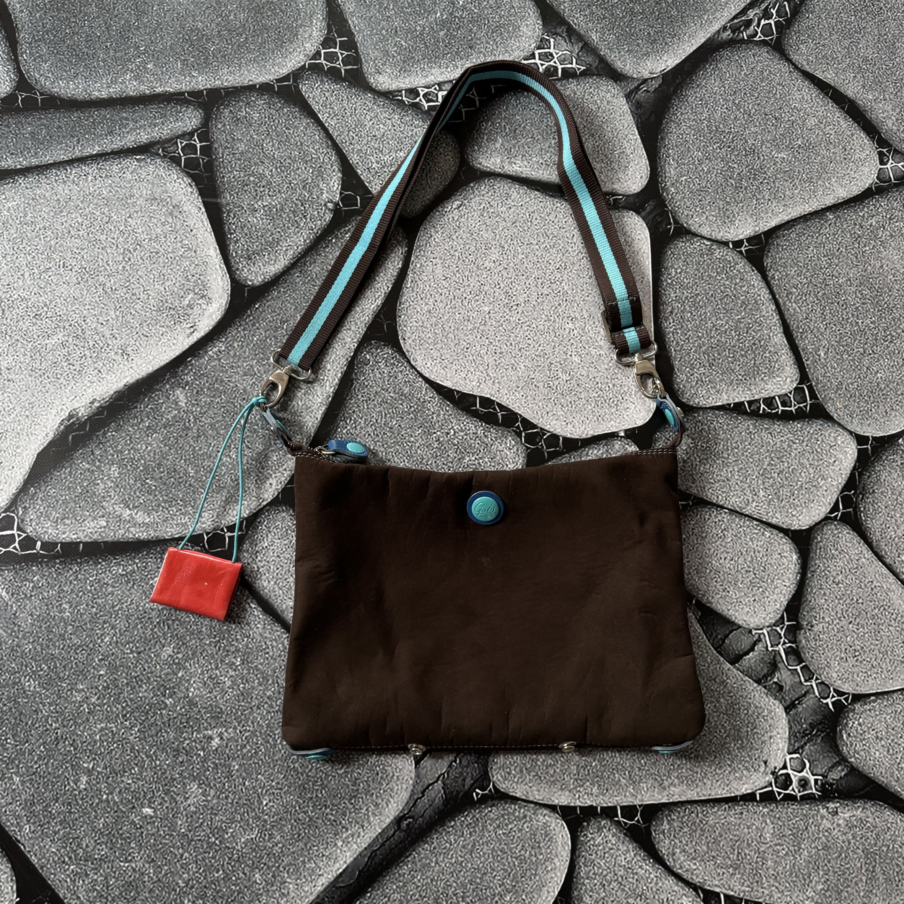Vintage GABS FIRENZE I LOVE CHANGE VINTAGE LEATHER SHOULDER BAG 2IN1 Size ONE SIZE - 6 Thumbnail