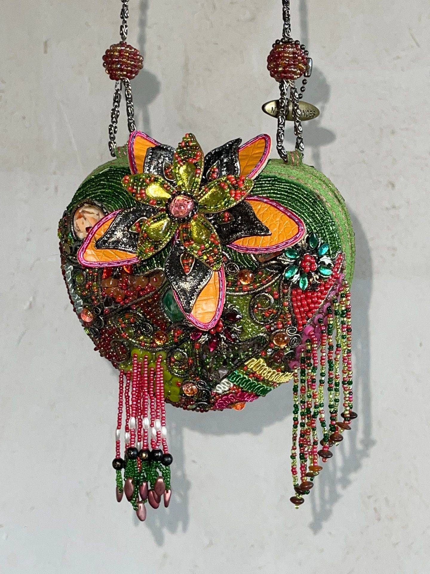 Mary Frances Mary Frances Vintage Beaded Gemstone Chain Clutch Size ONE SIZE - 2 Thumbnail