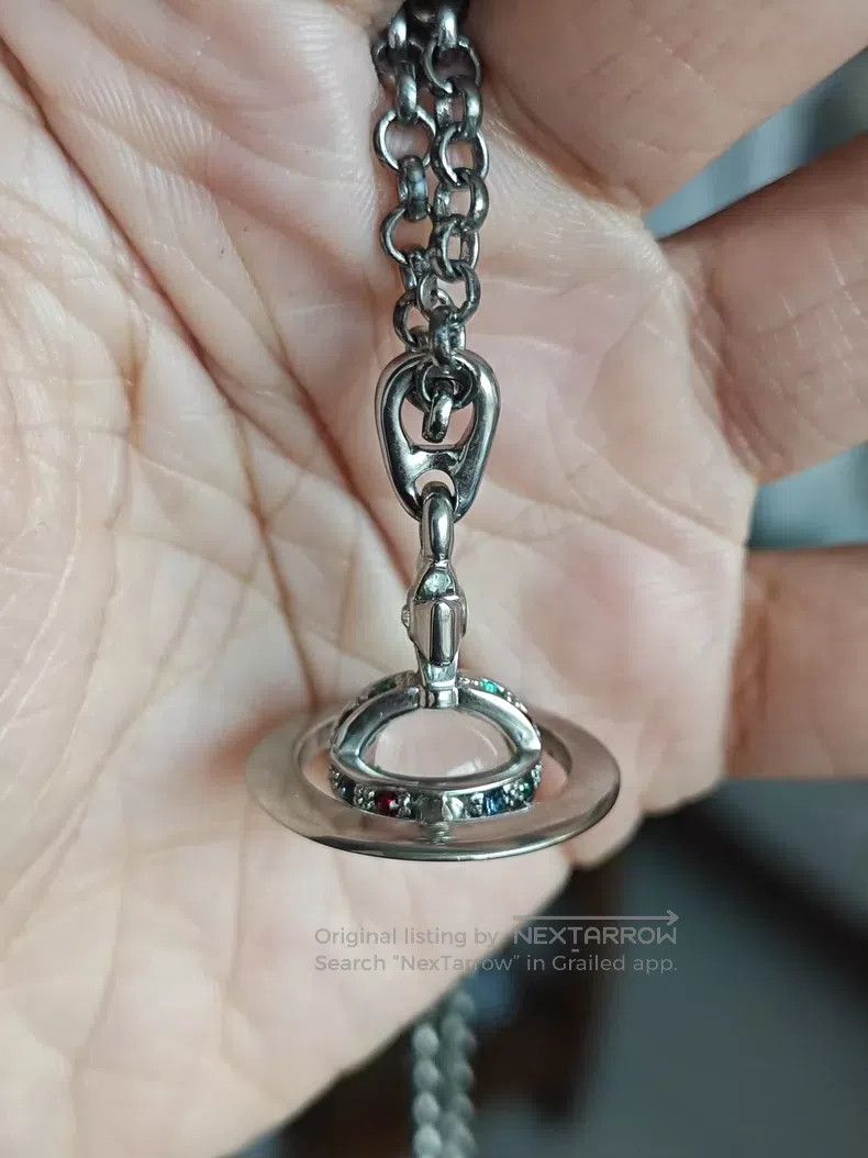 Vivienne Westwood vivienne westwood Silver Medium Orb Necklace Size ONE SIZE - 5 Thumbnail