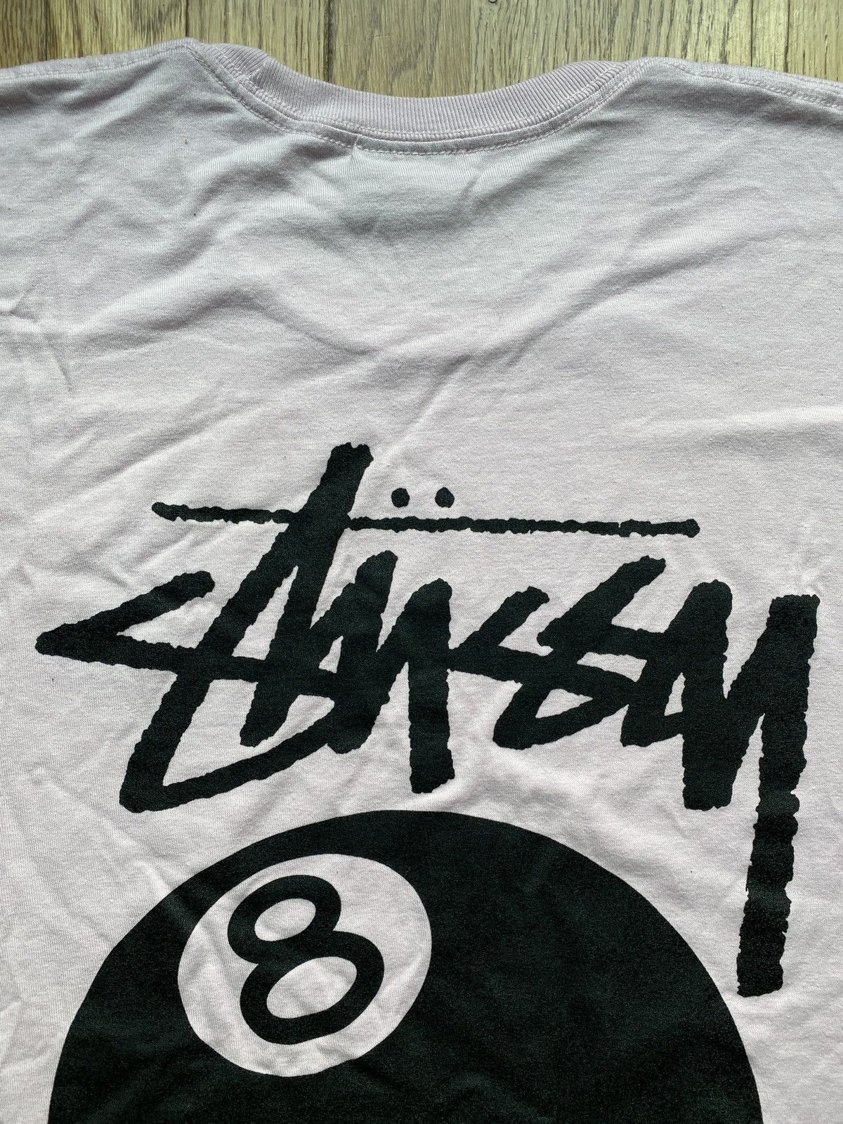 Stussy Stussy 8 Ball Tee Light Pink Size XL Size US XL / EU 56 / 4 - 6 Thumbnail