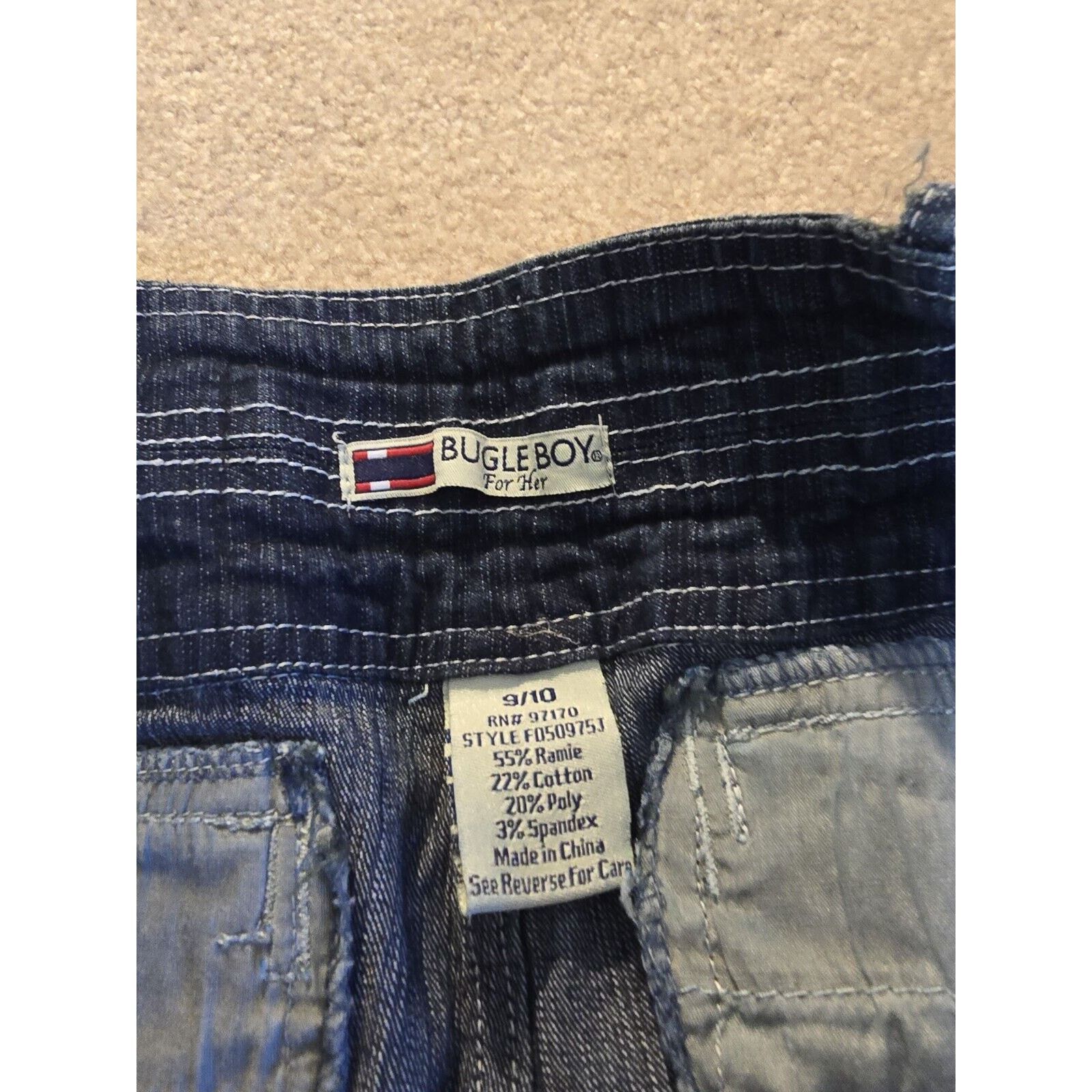 Bugle Boy Y2K Vintage Bugle Boy For Her Jeans Denim Size 9/10 Size 32" / US 10 / IT 46 - 4 Thumbnail