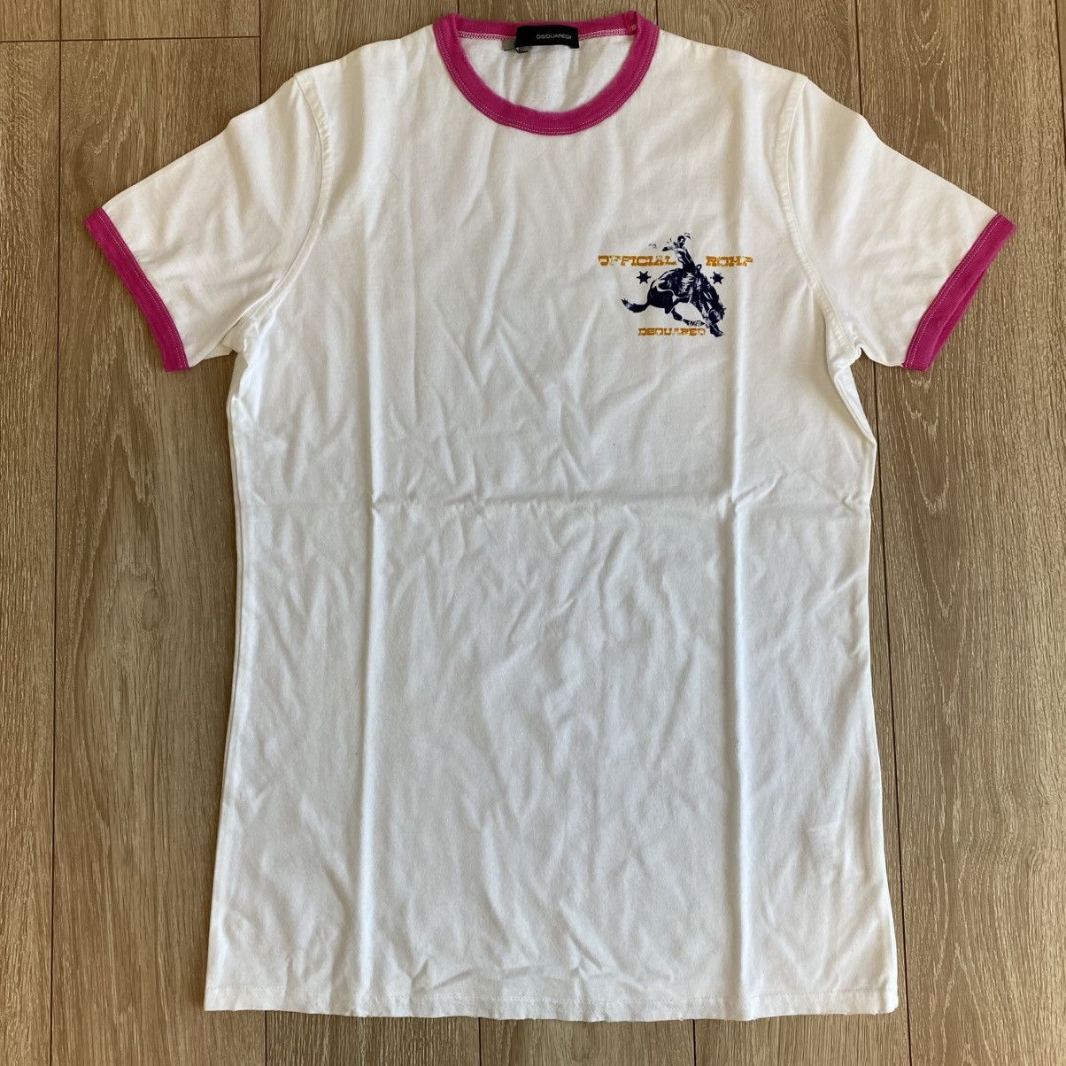 Dsquared2 Brand New DSQUARED2 Archive Ringer T-Shirt – Size L Size US L / EU 52-54 / 3 - 2 Thumbnail