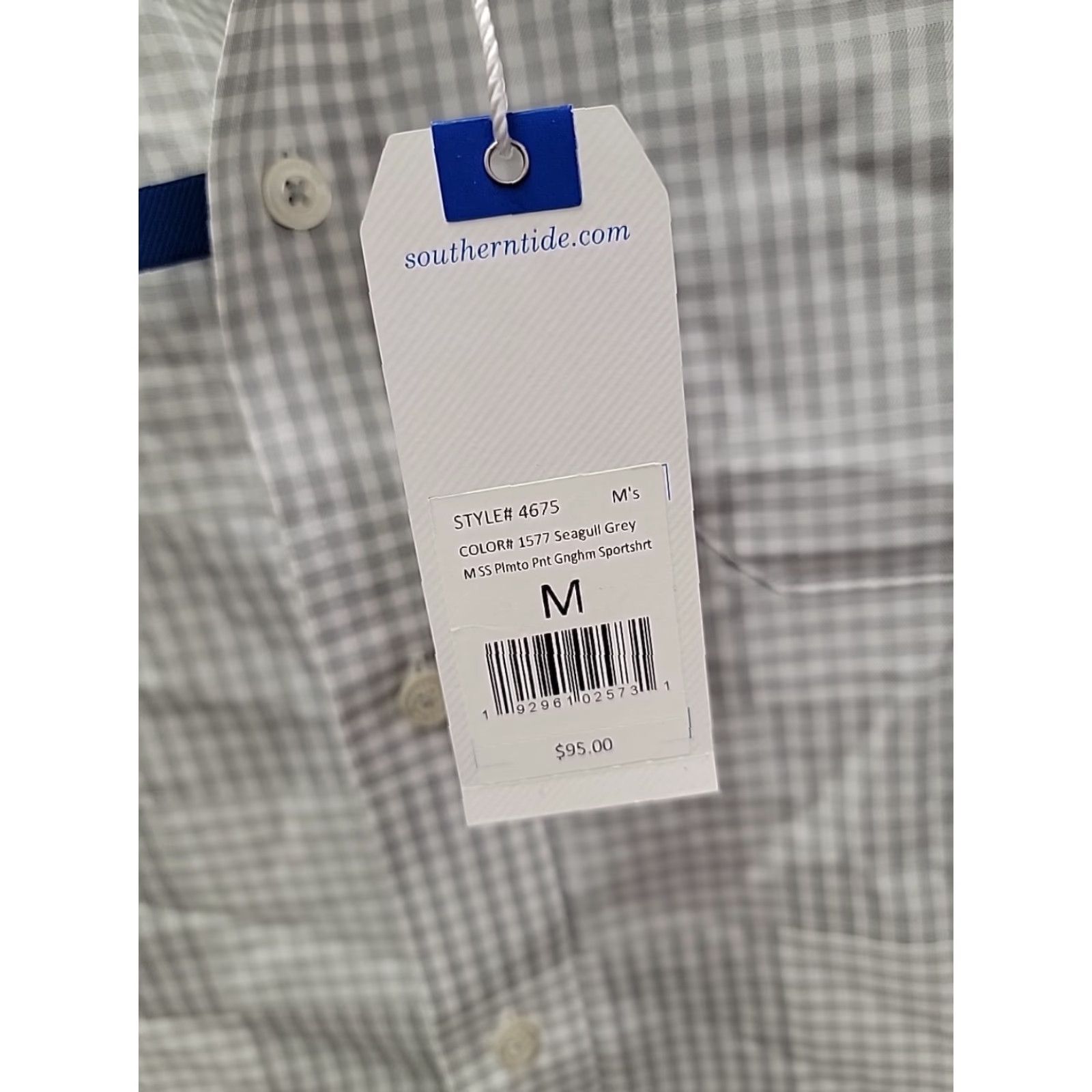 Southern Tide NWT Southern Tide Mens M Short Sleeve Button Down Shirt Trim Fit Shirt Size US M / EU 48-50 / 2 - 2 Thumbnail