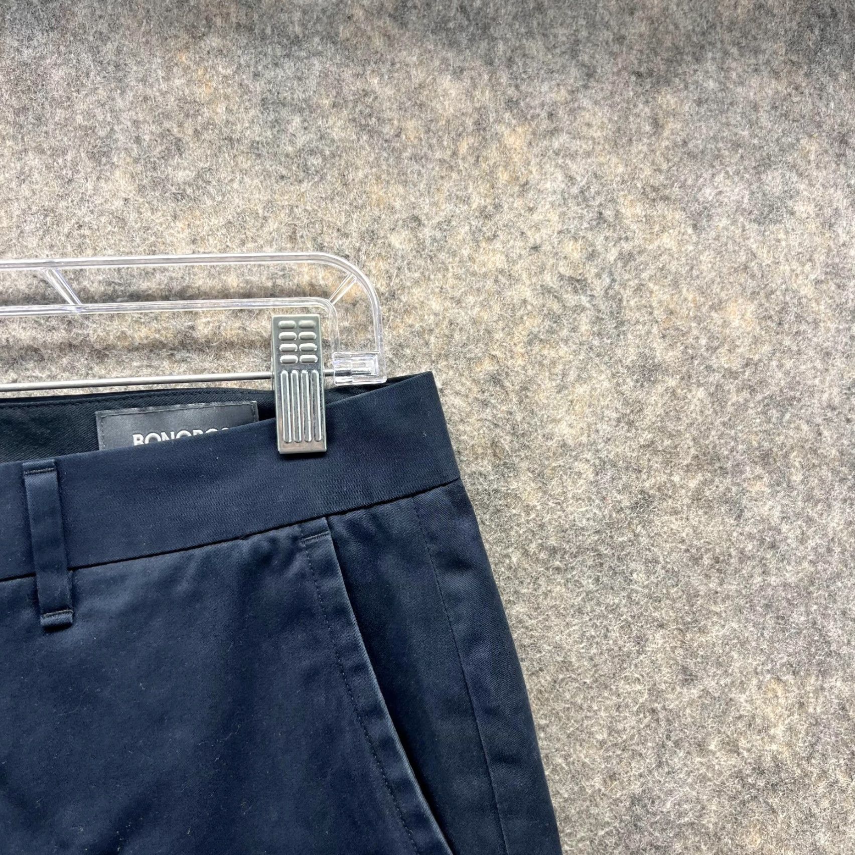 Bonobos Bonobos Pants Men 34x32 Blue Navy Chino Straight Fit Flat Front Casual Workwear 34in Inseam Regular Mens Size US 34 / EU 50 - 4 Thumbnail