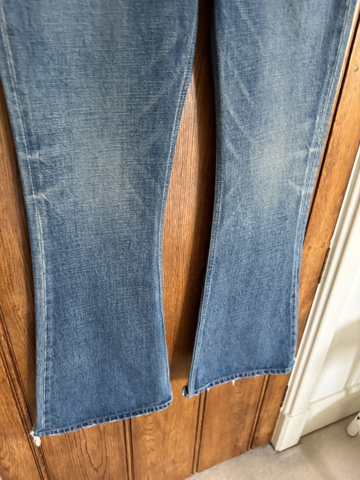 Celine SS24 Grail Celine Marco Union wash Kendrick flares jeans Size US 27 - 18 Thumbnail