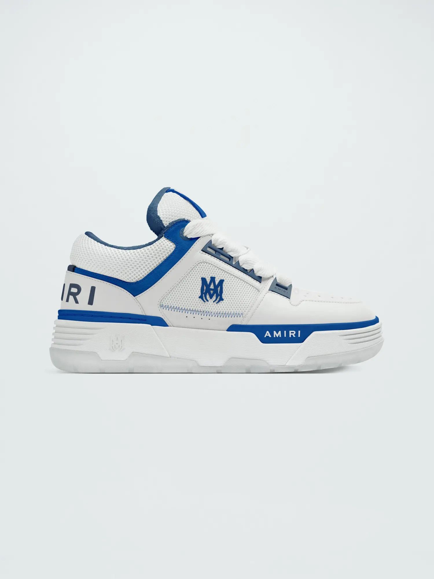 Amiri o1s1wg110425 MA-1 Low-Top Sneakers in White/Blue Size US 14 / EU 47 - 1 Thumbnail