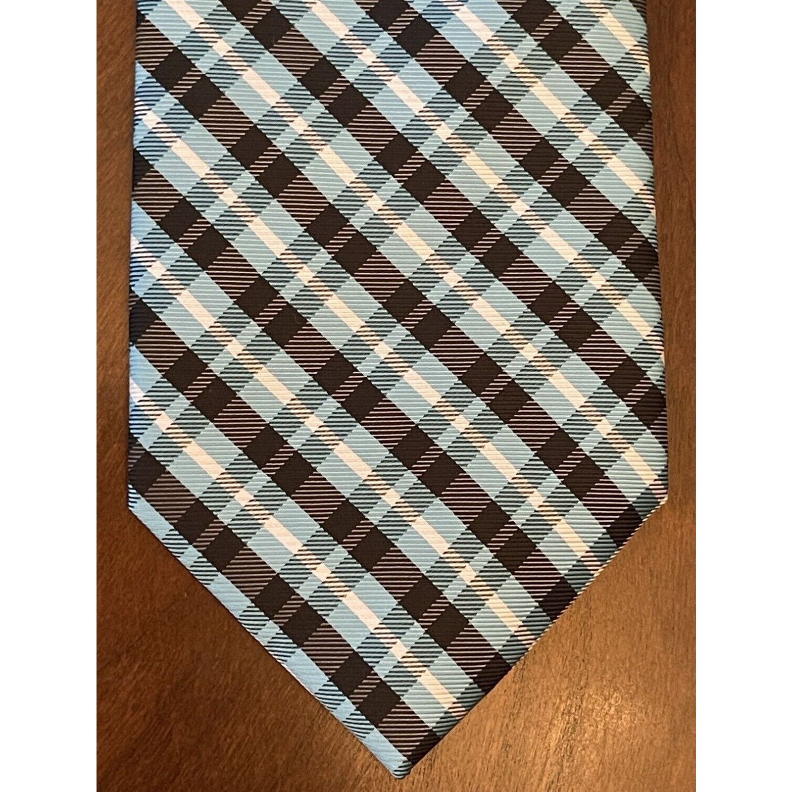Other Adolfo Blue Black Hand Made 100% Polyester Made In China Size ONE SIZE - 1 Thumbnail