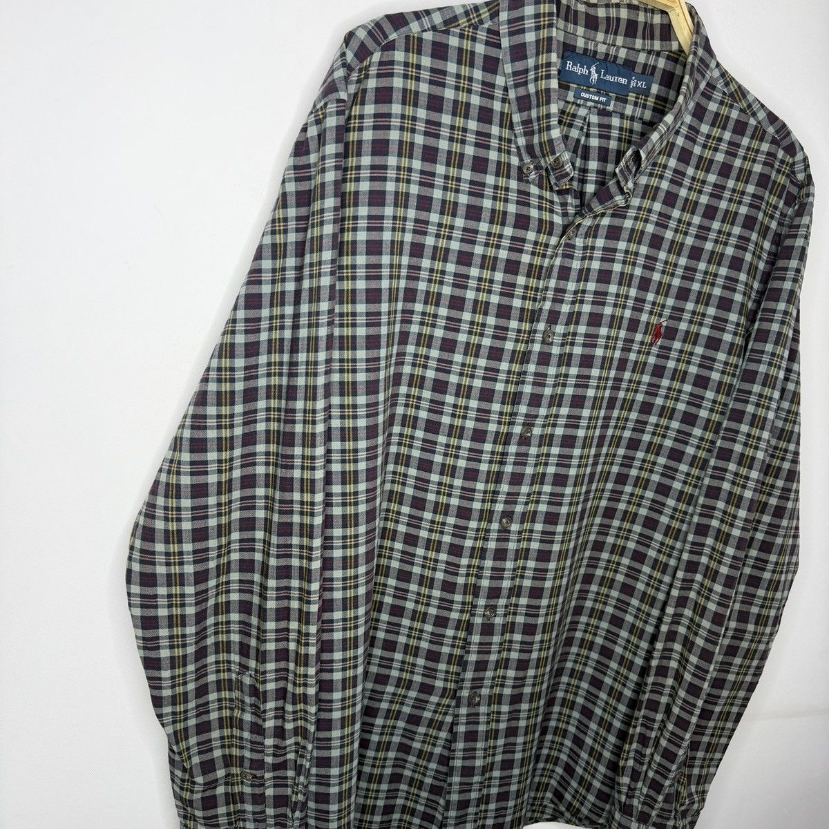 Polo Ralph Lauren Vintage Polo Ralph Lauren Flannel Checkered Shirt 90s Size US XL / EU 56 / 4 - 3 Thumbnail
