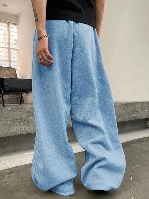 Japanese Brand × Vintage Grey loose fit sweatpants baggy Size US 32 / EU 48 - 3 Thumbnail