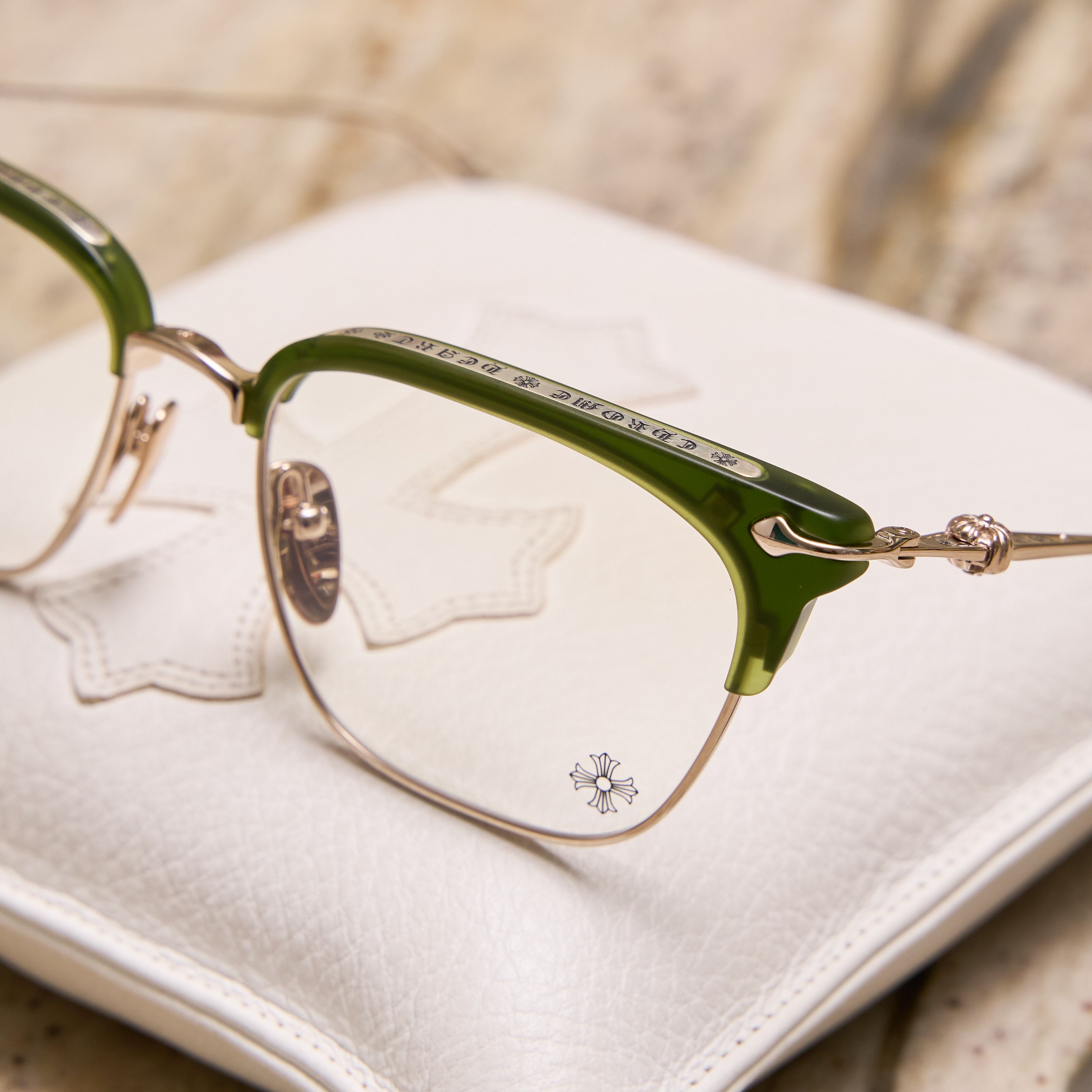 Chrome Hearts CHROME HEARTS SLUNTRADICTION Matte Dark Olive/Gold Plated Size ONE SIZE - 2 Thumbnail