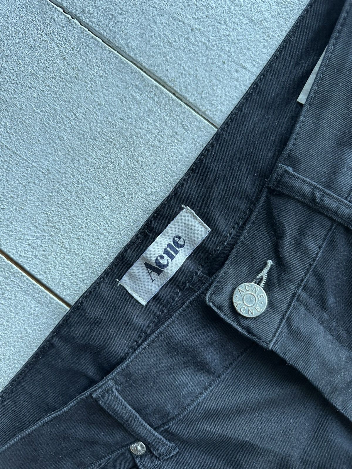 Acne Studios 🚨Vintage ACNE JEANS BLACK Pants luxury denim STUDIO Size 30" / US 8 / IT 44 - 3 Thumbnail