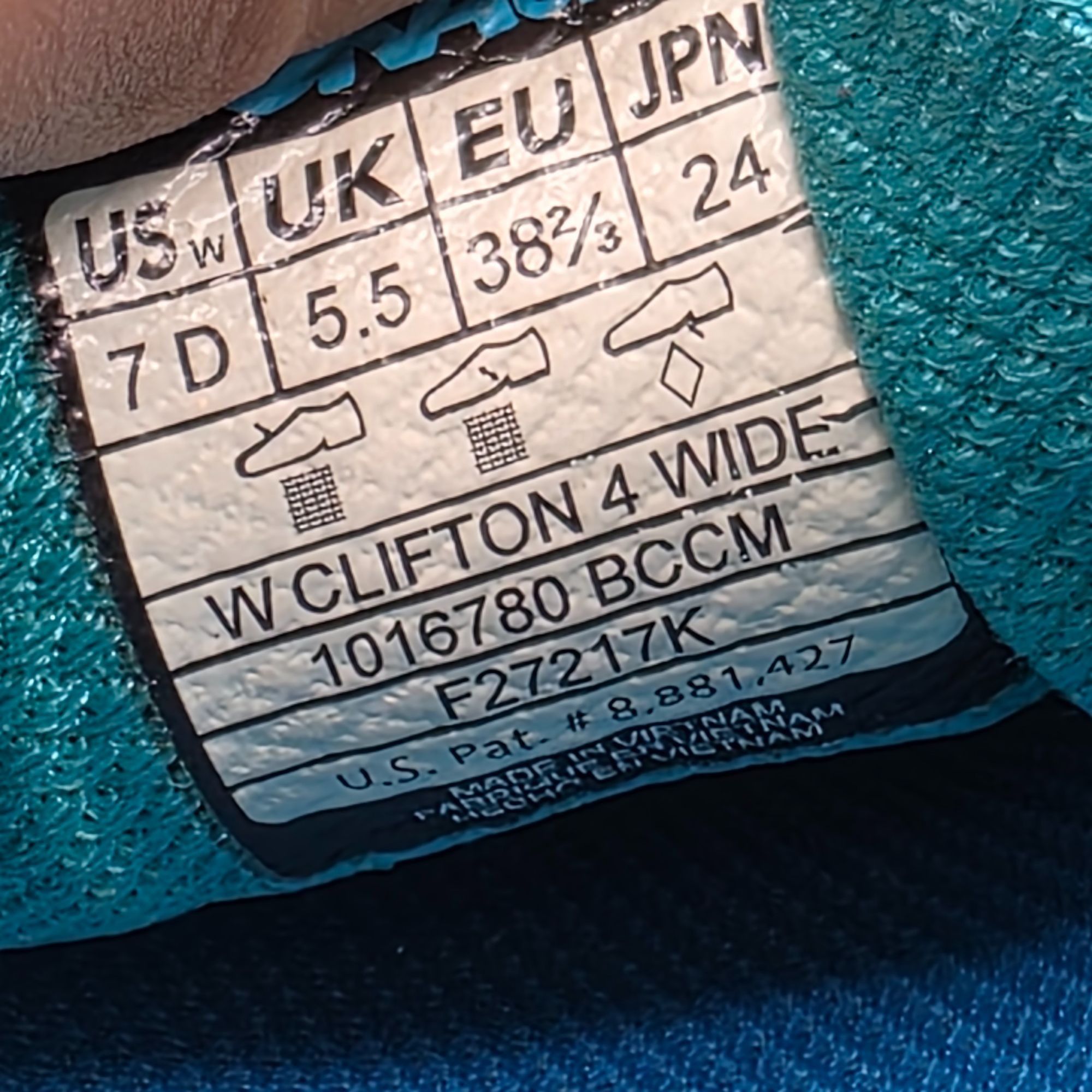 Hoka Hoka One One Clifton 4 Wide Womens Running Shoes Size 7 Gray Size US 7 / IT 37 - 5 Thumbnail