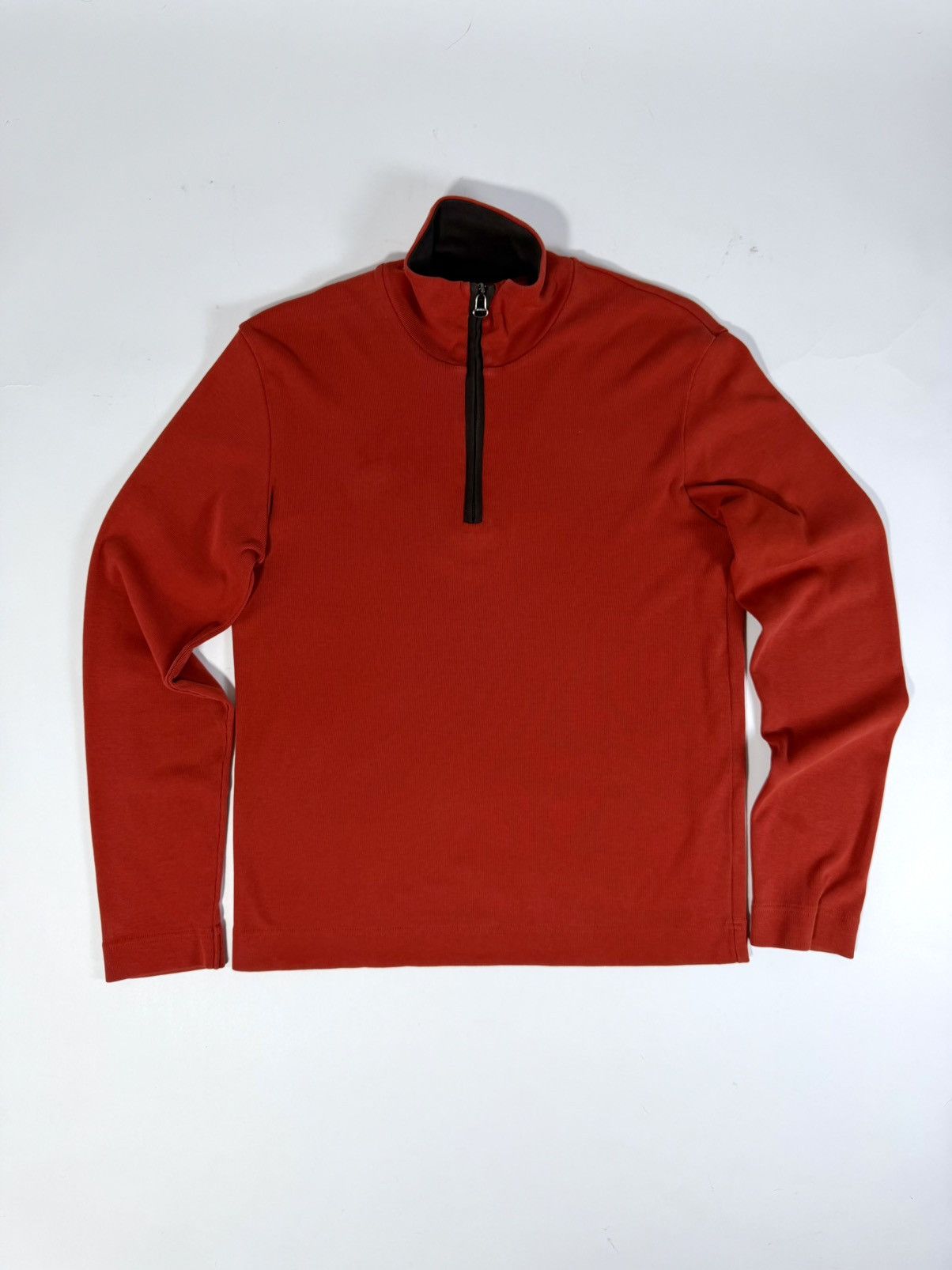 Hugo Boss Hugo Boss Orange Label Ribbed Quarter Zip Size US M / EU 48-50 / 2 - 1 Thumbnail