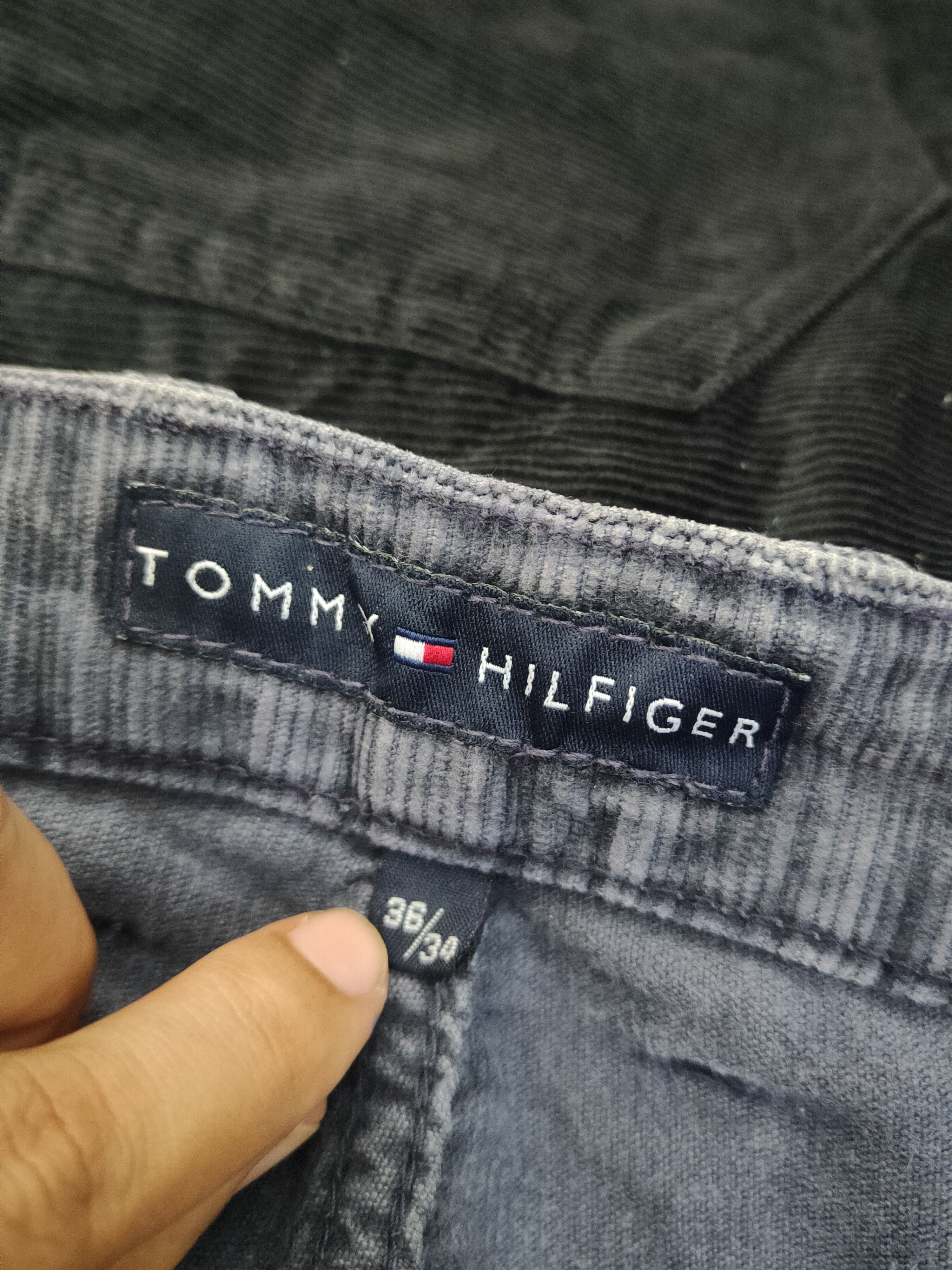 Tommy Hilfiger Tommy Hilfiger Navy Faded vintage Corduroy Pants #W1720 Size US 36 / EU 52 - 17 Thumbnail