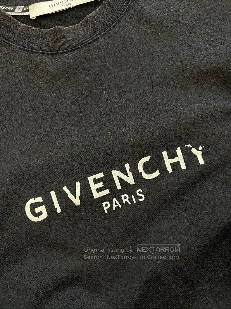 Givenchy Givenchy Printed Destroyed Font Logo Short Sleeve Size US XS / EU 42 / 0 - 5 Thumbnail