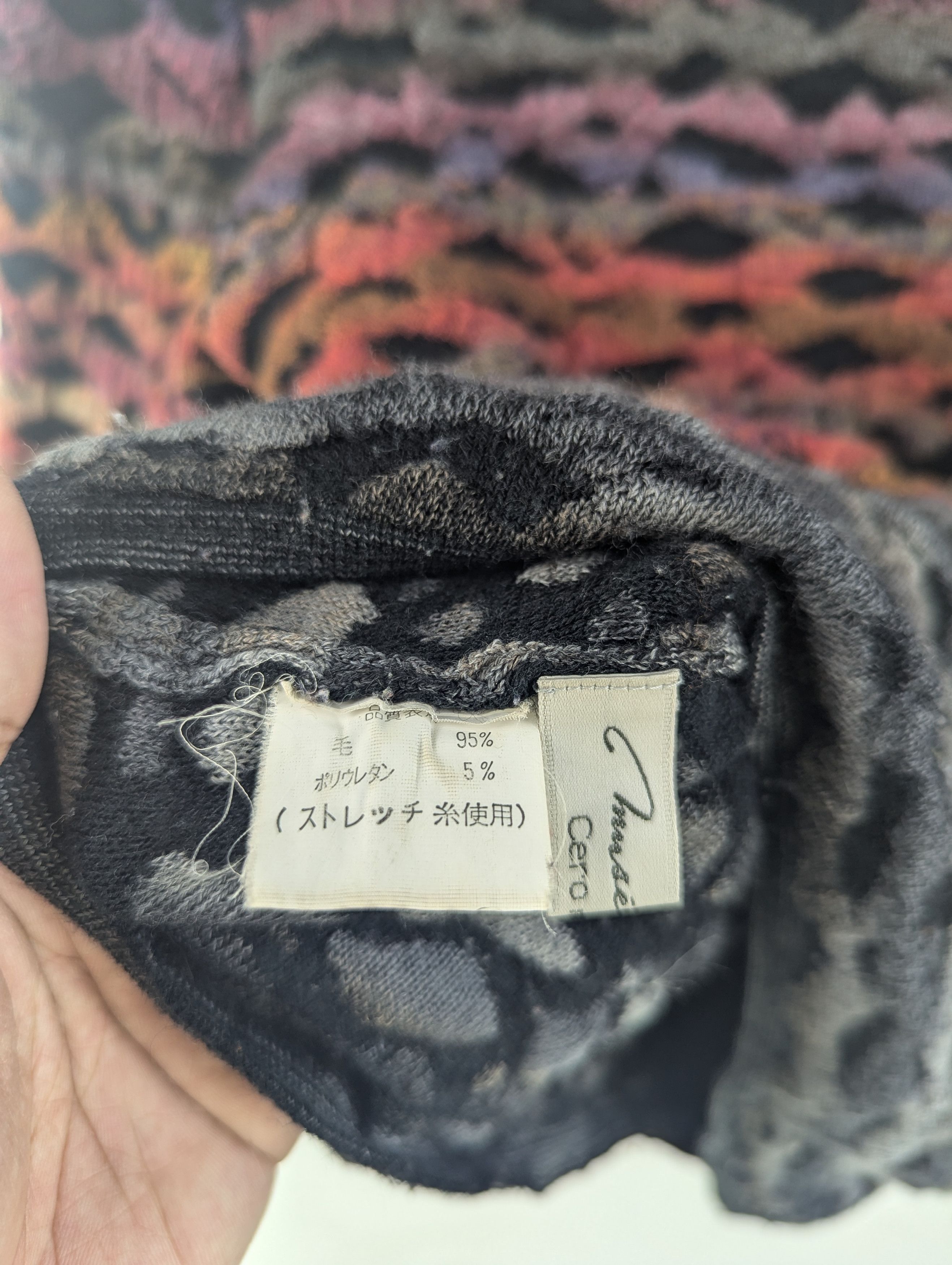 Aran Isles Knitwear × Japanese Brand × Vintage Vintage Coogi Style Wool Knit Sweater Cropped Distressed Size S / US 4 / IT 40 - 10 Thumbnail