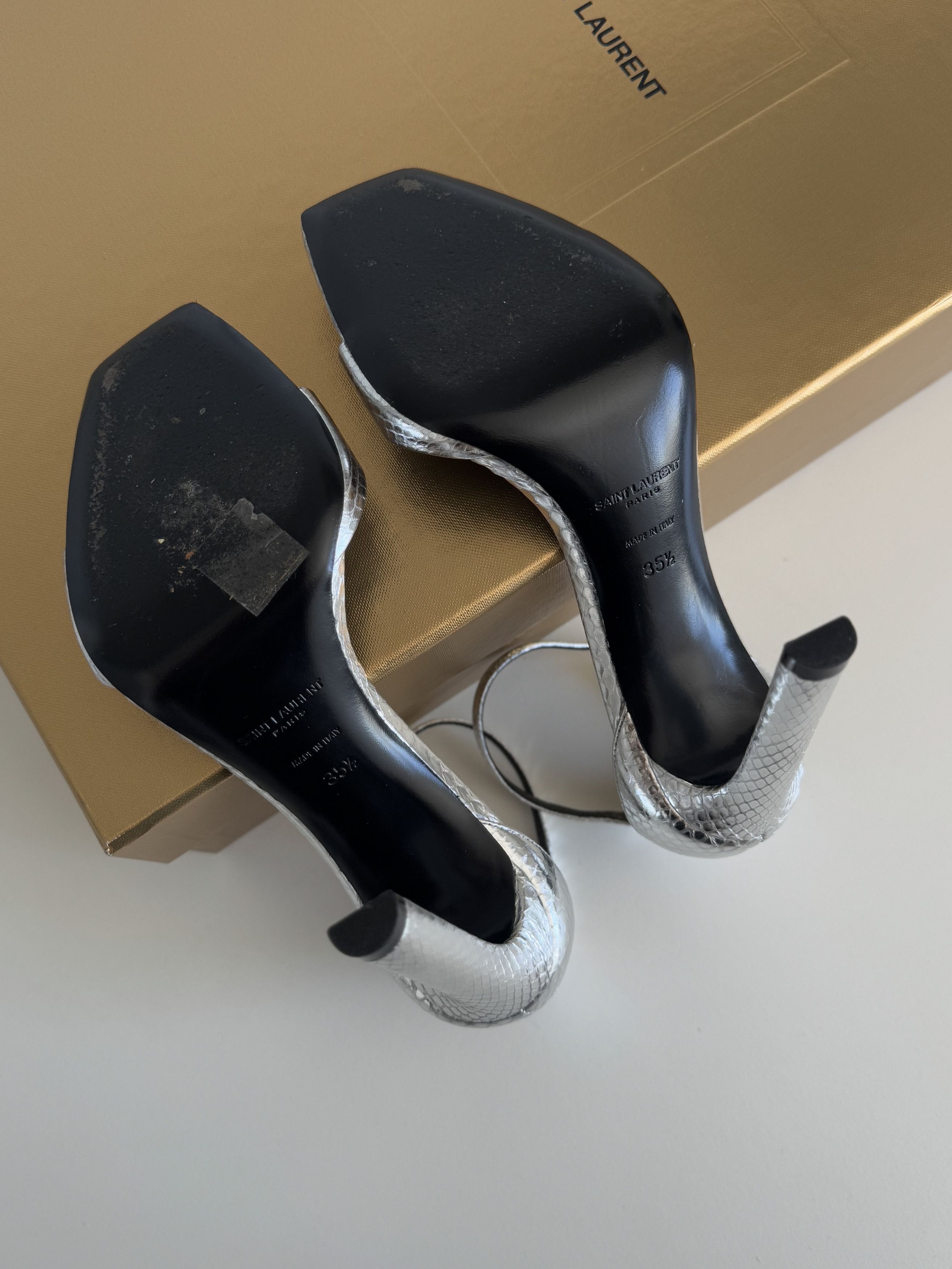 Saint Laurent Paris Saint Laurent Heels | Rare | Size 35,5 Size US 5.5 / IT 35.5 - 10 Thumbnail