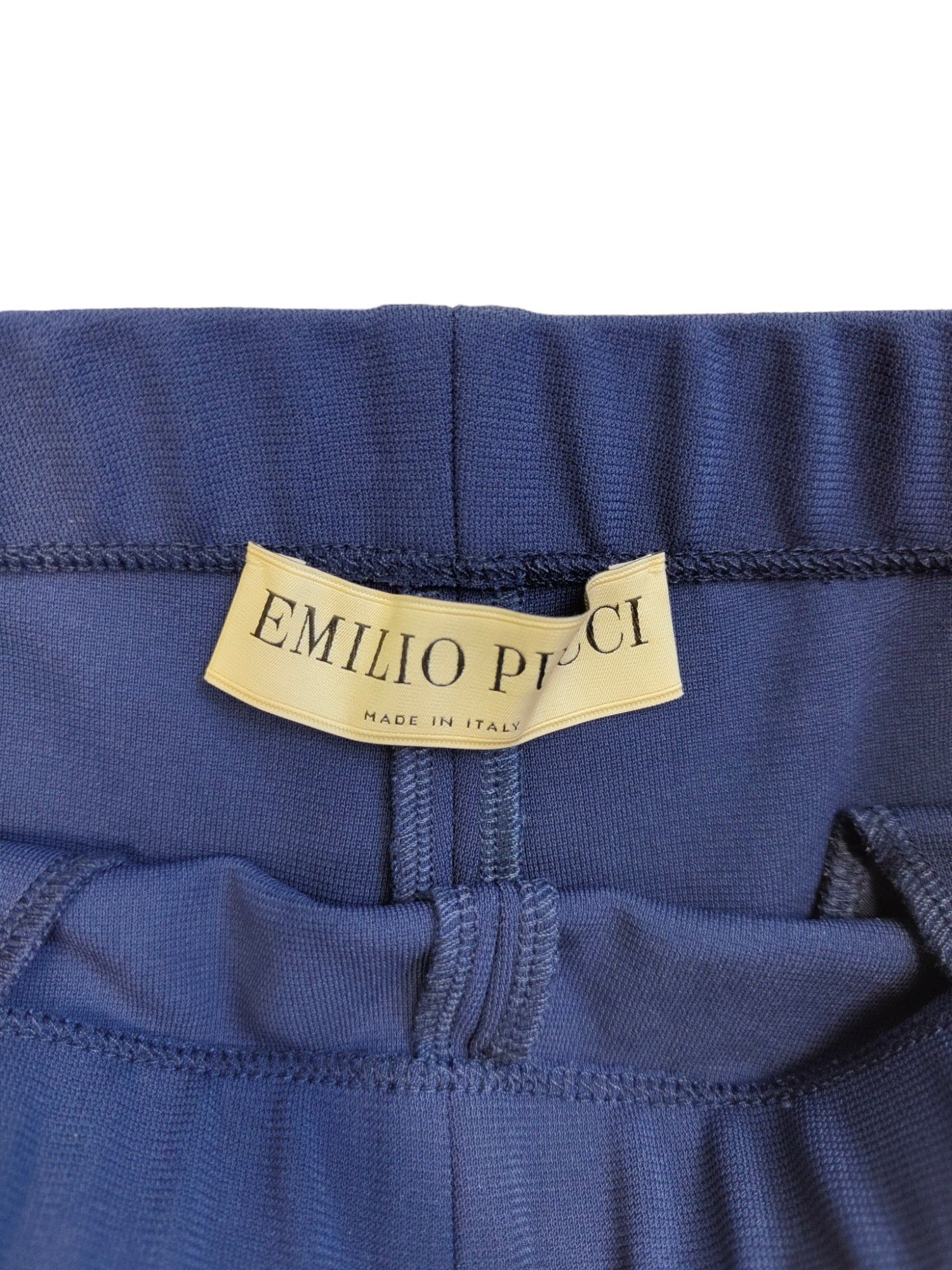 Emilio Pucci Emilio Pucci Navy Blue Straight Pants Size 27" / US 4 / IT 40 - 4 Thumbnail