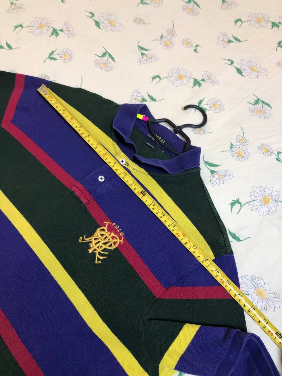Polo Ralph Lauren Vintage Y2K Polo Ralph Lauren Stripped Polo Tee Size US XXL / EU 58 / 5 - 9 Thumbnail