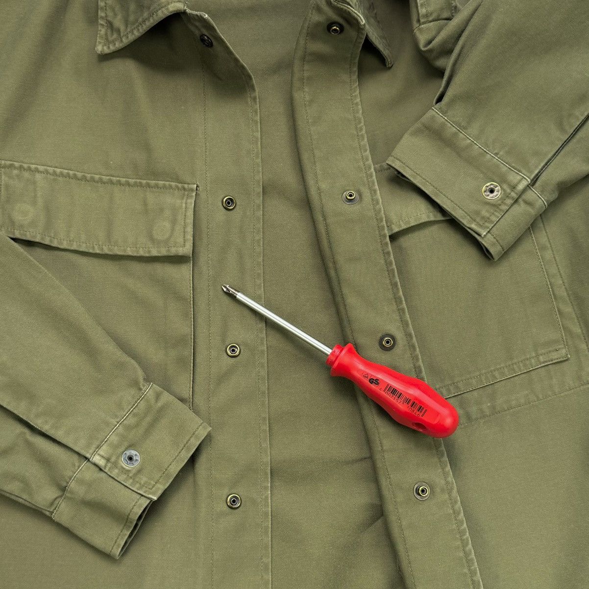Vintage Vintage Dutch Military Field Shirt Size US M / EU 48-50 / 2 - 5 Thumbnail