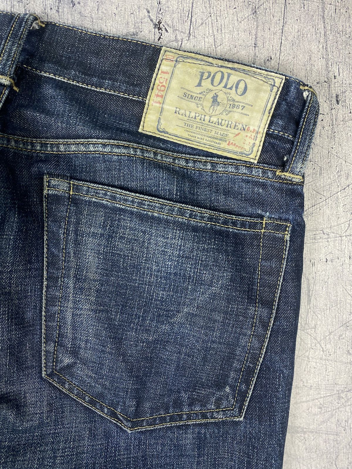 Polo Ralph Lauren × Vintage Vintage Polo Ralph Lauren Denim Jeans Size 32x32 Size US 32 / EU 48 - 4 Thumbnail