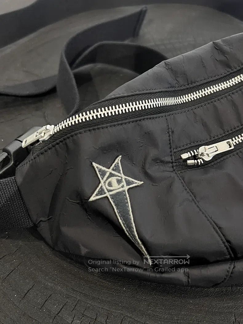 Rick Owens Rick Owens Champion Nylon Five-pointed Star Embroidered Fa Size ONE SIZE - 4 Thumbnail