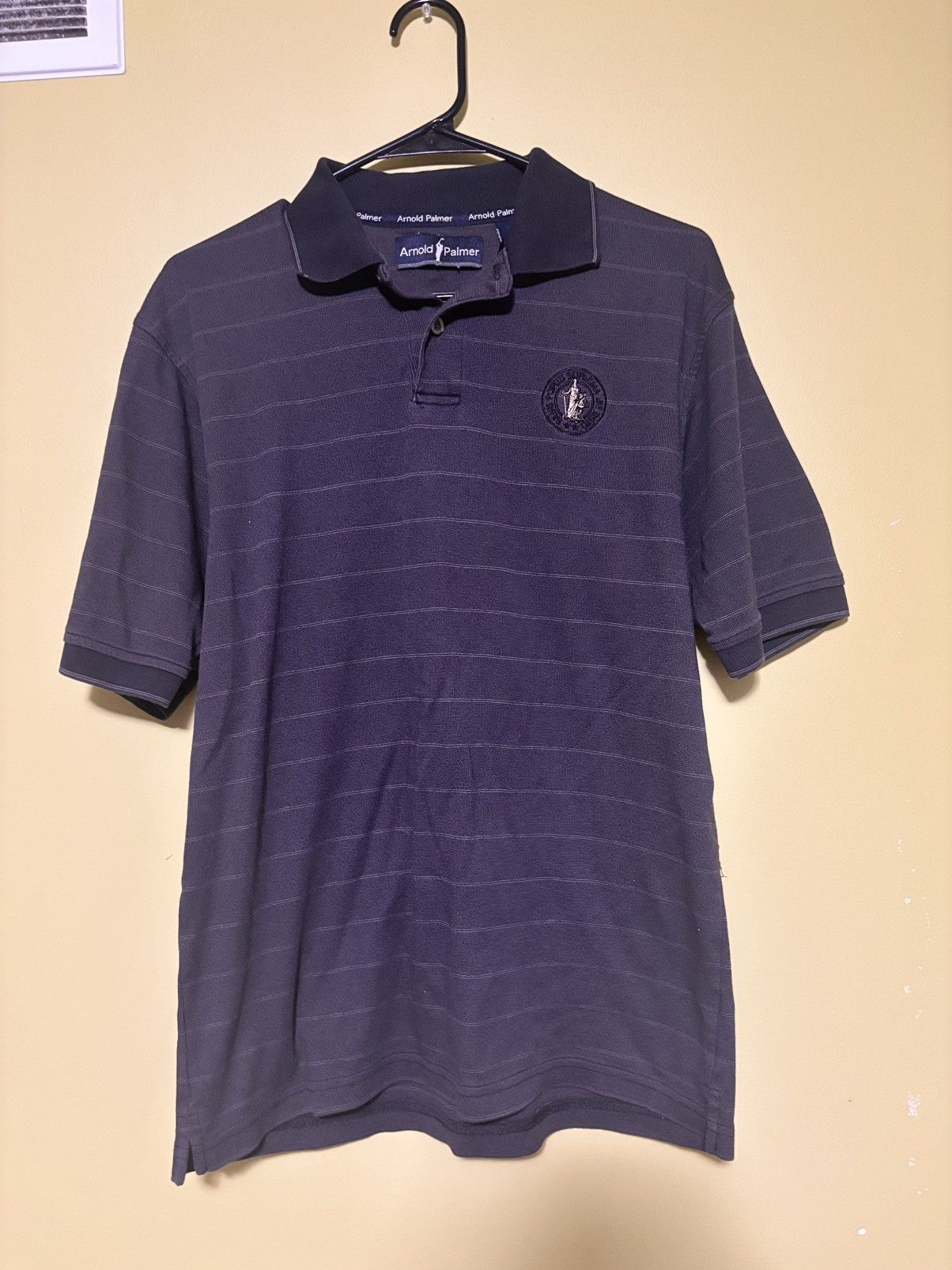 Other Arnold Palmer Polo Shirt Adult Medium Black Short Sleeve 90s Size US M / EU 48-50 / 2 - 1 Thumbnail