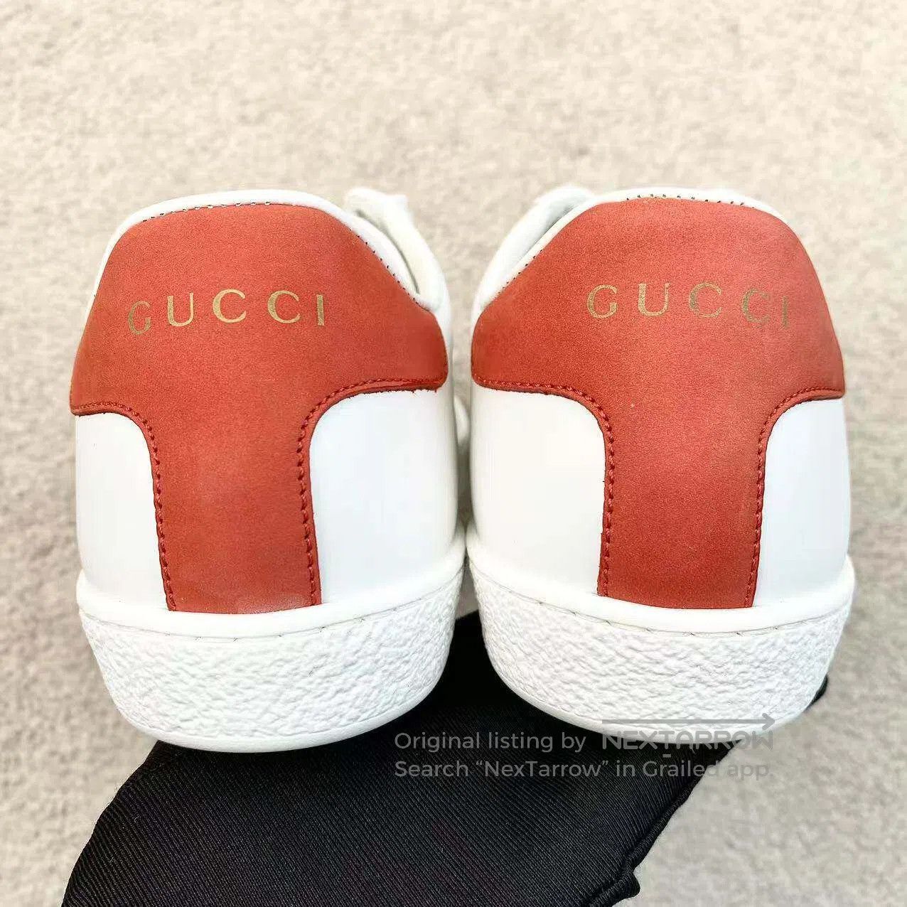 Gucci Guicci Double G logo red and green webbing casual shoes| Size US 5.5 / IT 35.5 - 6 Thumbnail