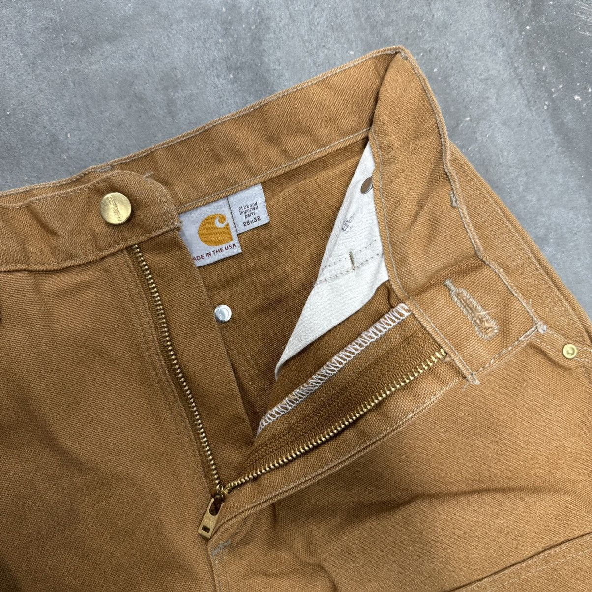 Carhartt × Vintage Vintage Distressed Carhartt Double Knee Work Carpenter Pants Size US 27 - 6 Thumbnail