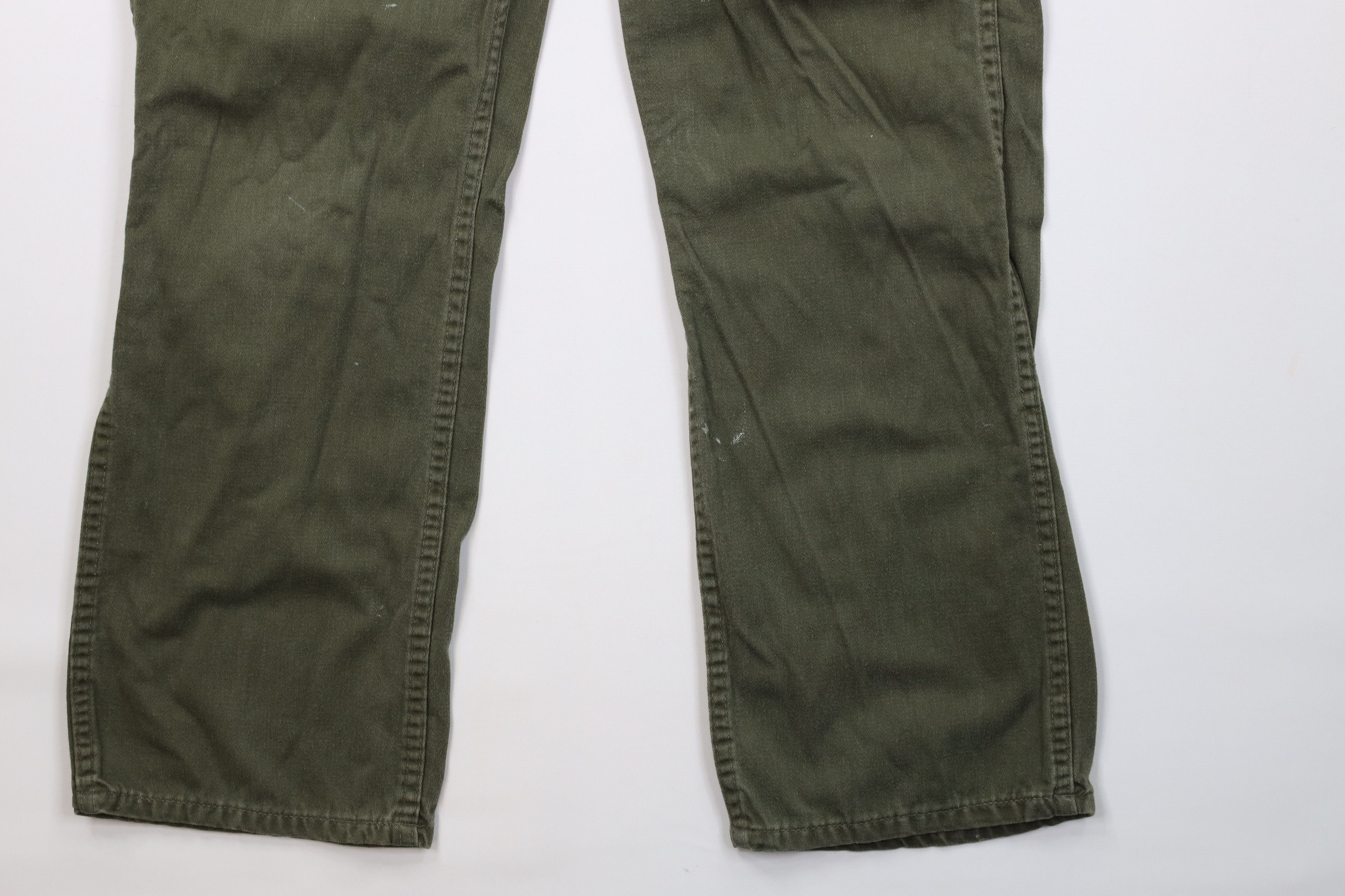 Vintage Vintage 60s 70s Military Vietnam War Field Pants Green USA Size US 34 / EU 50 - 4 Thumbnail