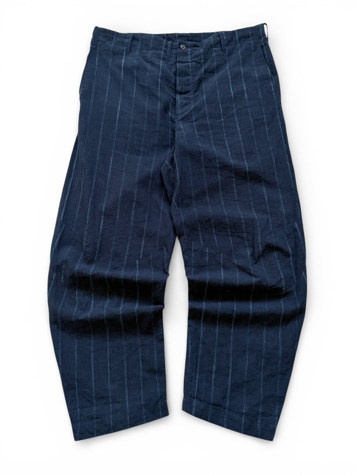 Forme D'Expression Forme Dexpression 33204322896 Striped Linen Pants Size US 30 / EU 46 - 1 Thumbnail