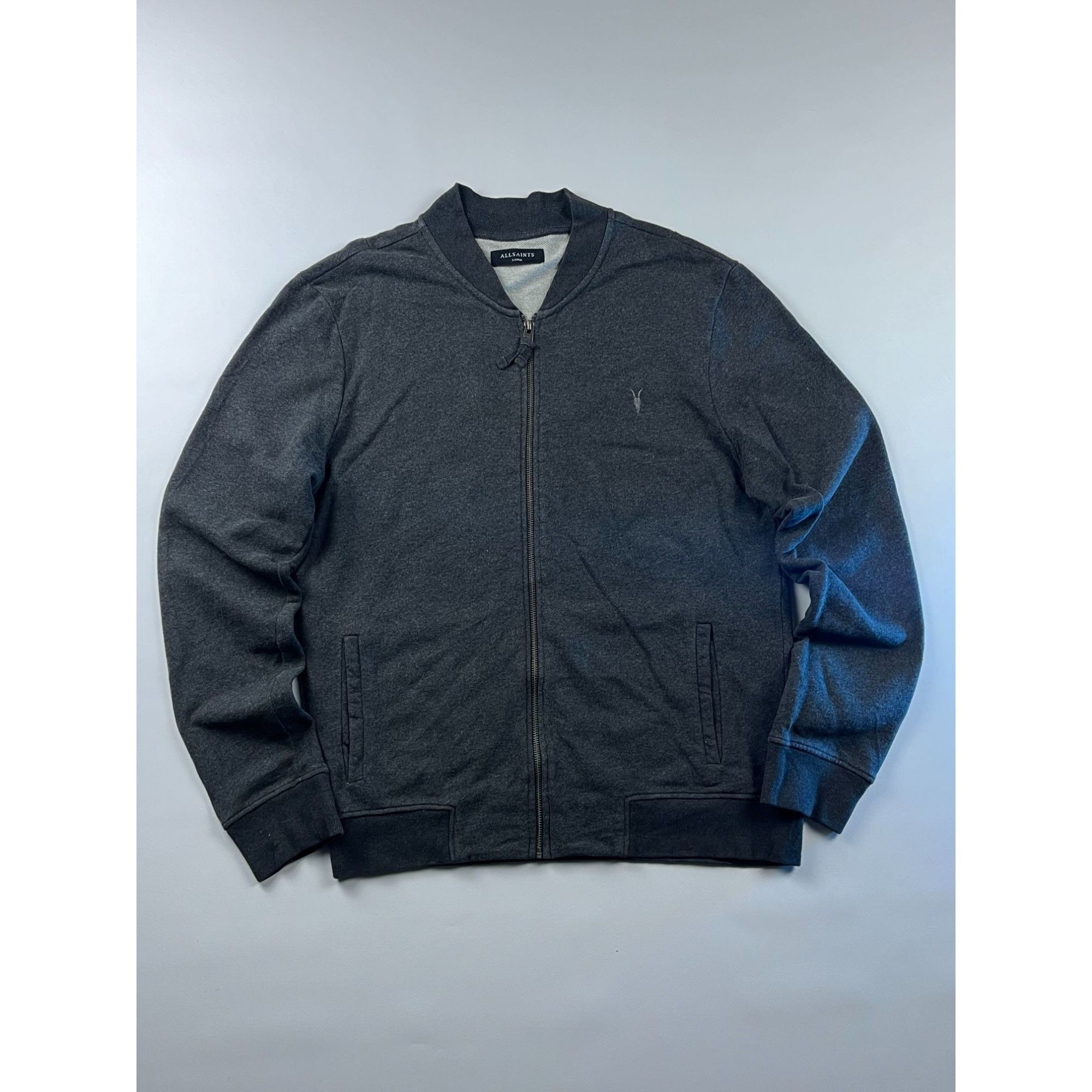 Allsaints × Vintage Allsaints Mens Luxury Cotton Bomber Jacket Size US L / EU 52-54 / 3 - 1 Thumbnail