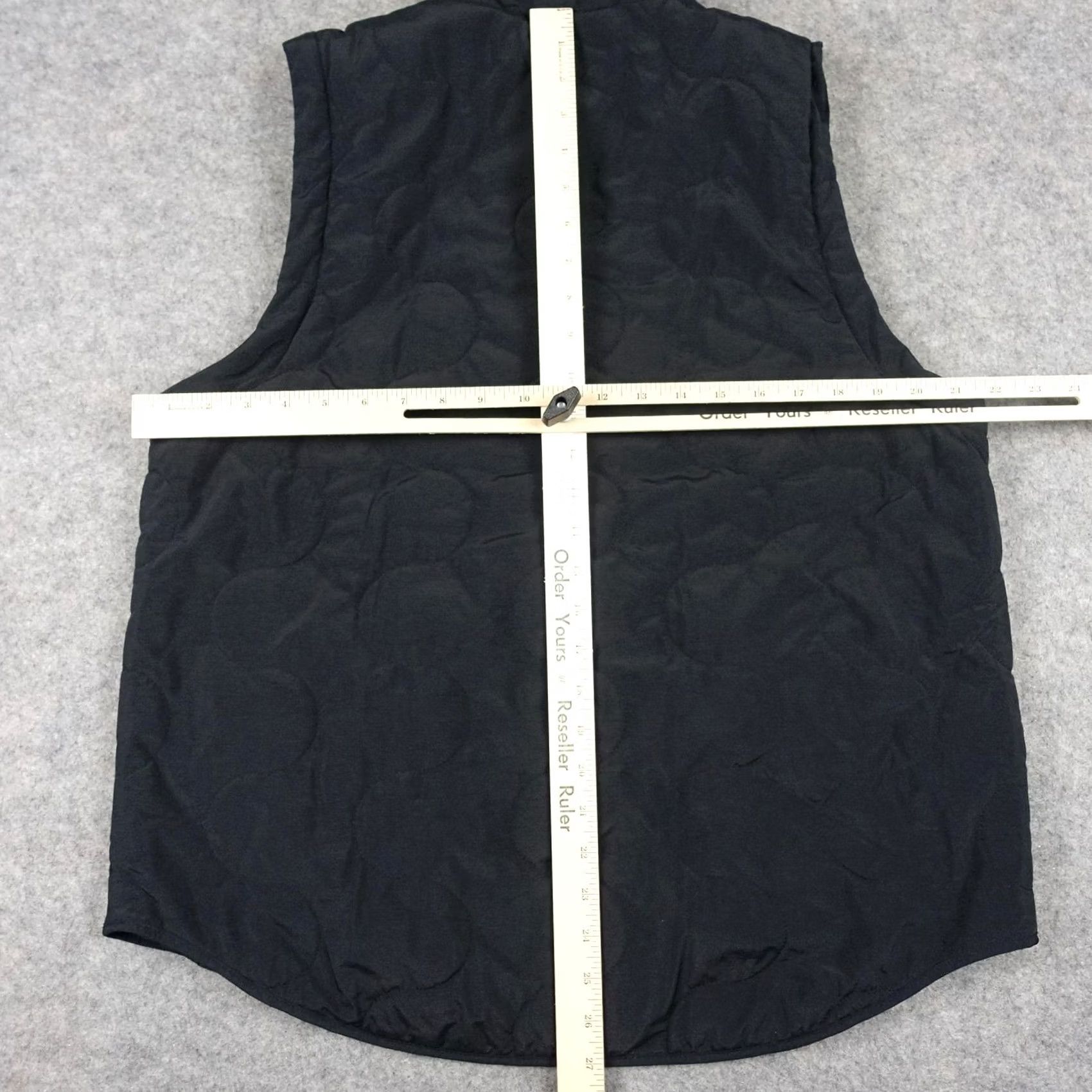 Vintage Halfdays Vest Womens Medium Black Quilted Primaloft Insulated Puffer Zip Pockets Size M / US 6-8 / IT 42-44 - 7 Thumbnail